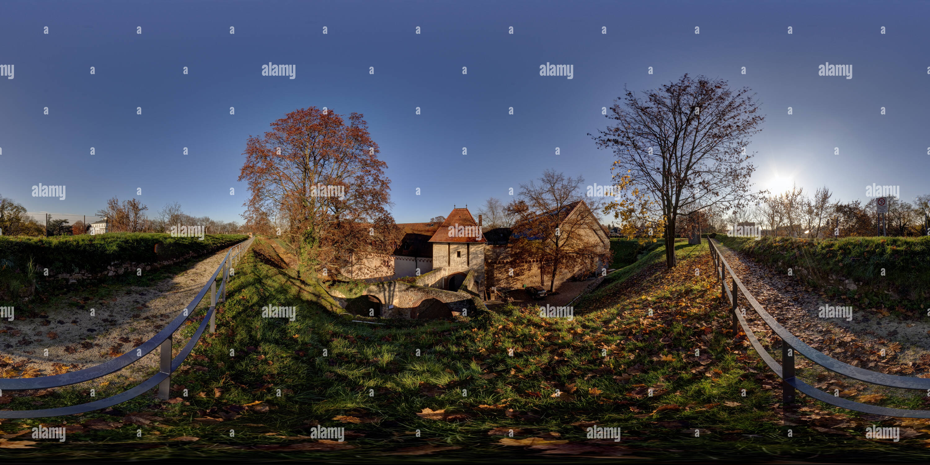 360 Grad Panorama Ansicht von Ruesselsheim Festungswall 1.