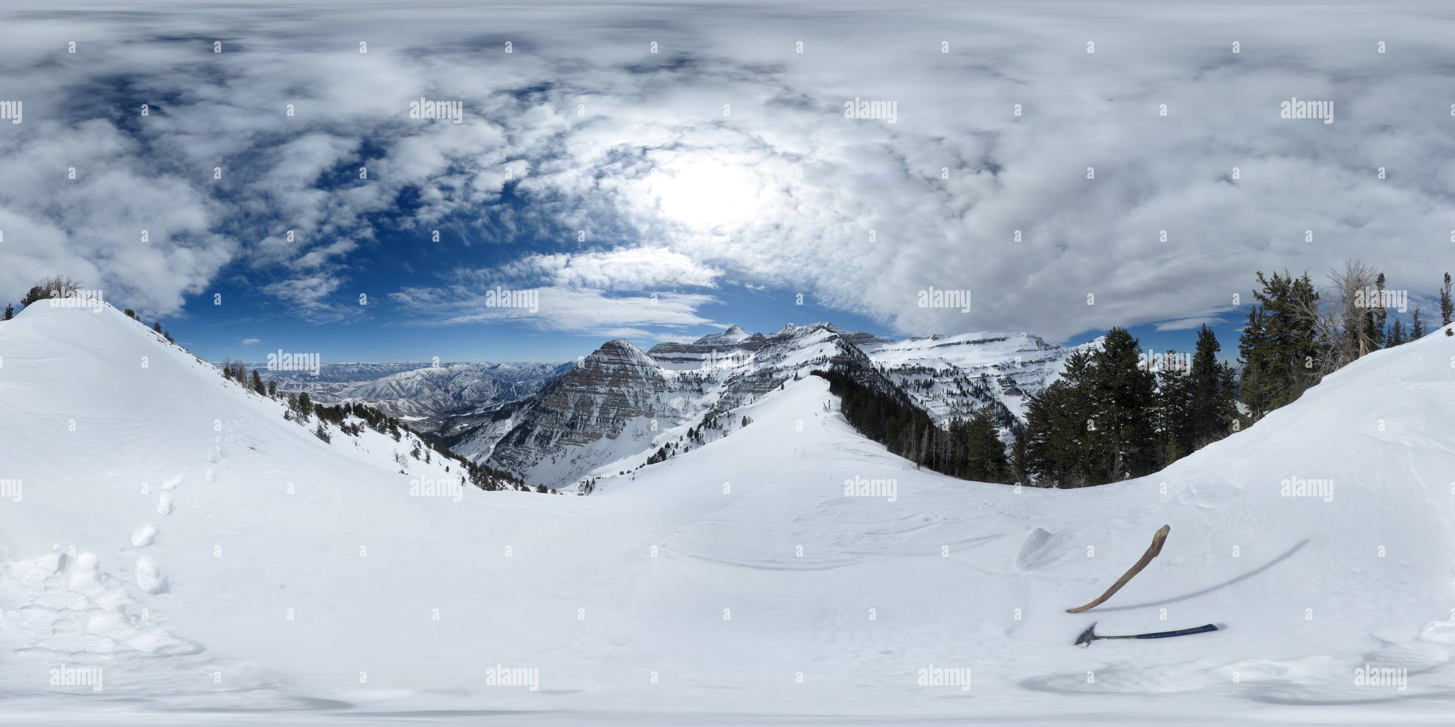 360 Grad Panorama Ansicht von Ridge bis Roberts Horn