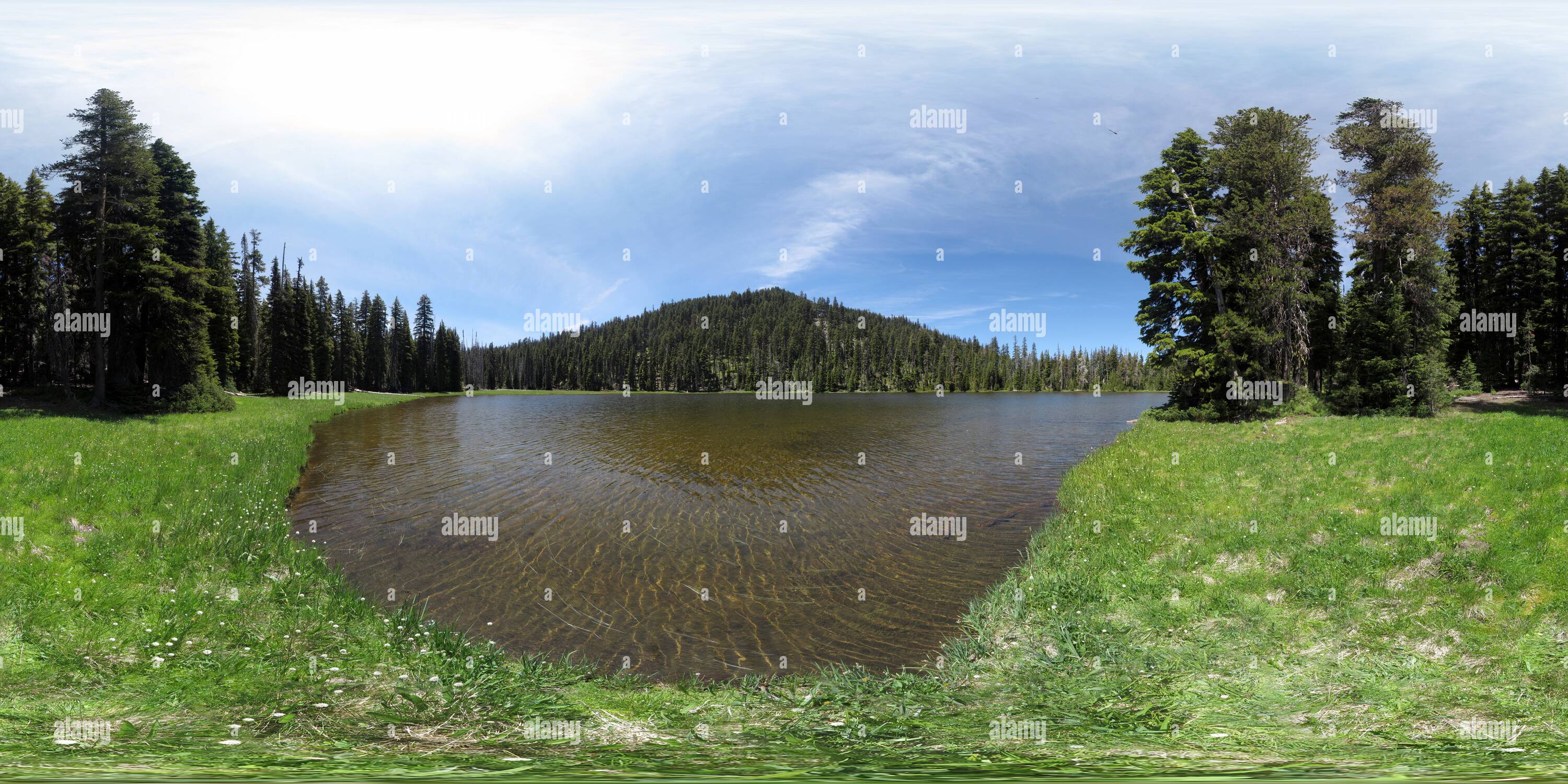 360 Grad Panorama Ansicht von North Lake