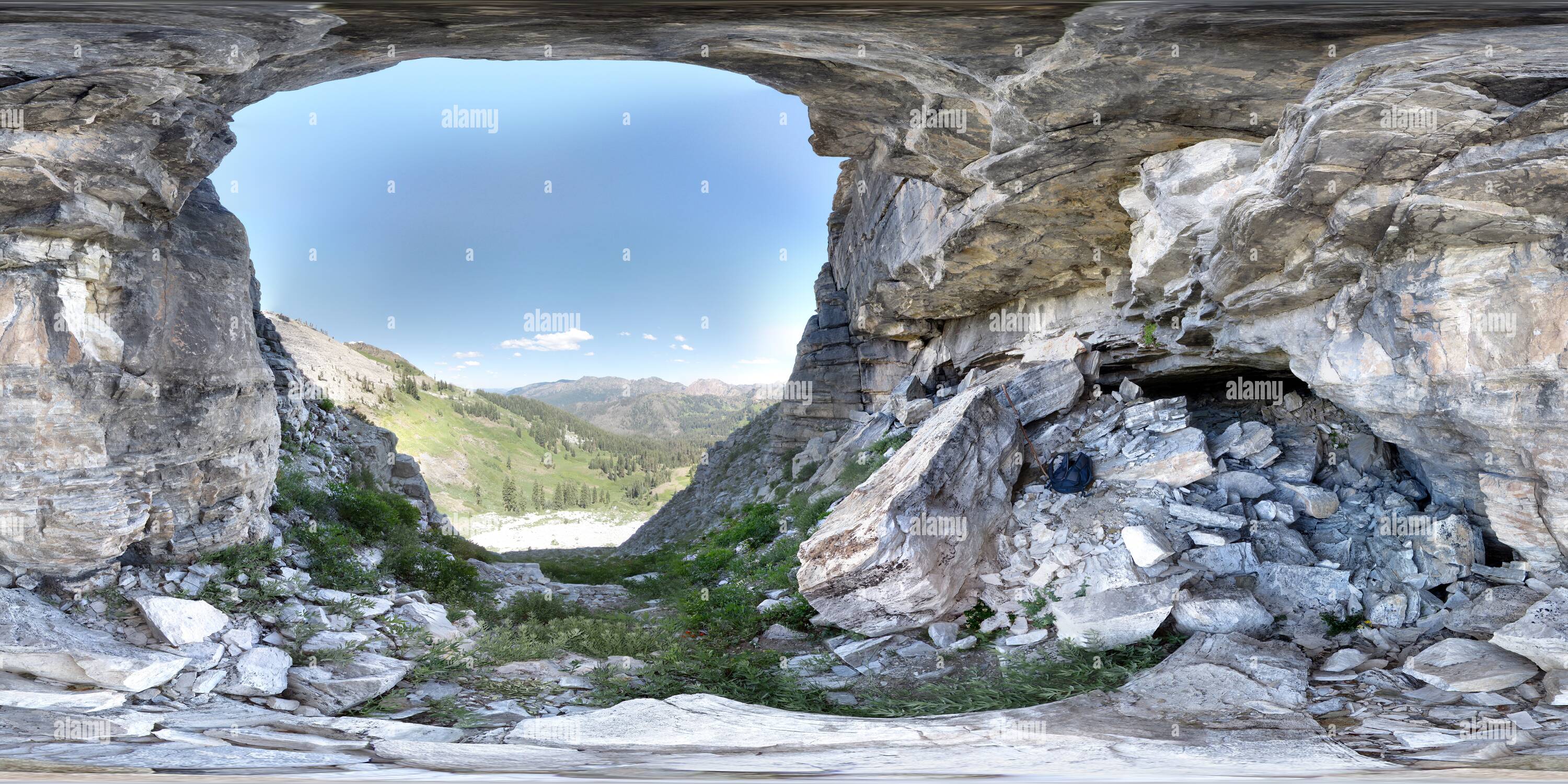 360 °Ansicht auf Marmor Lücke Höhle (außen Alamy