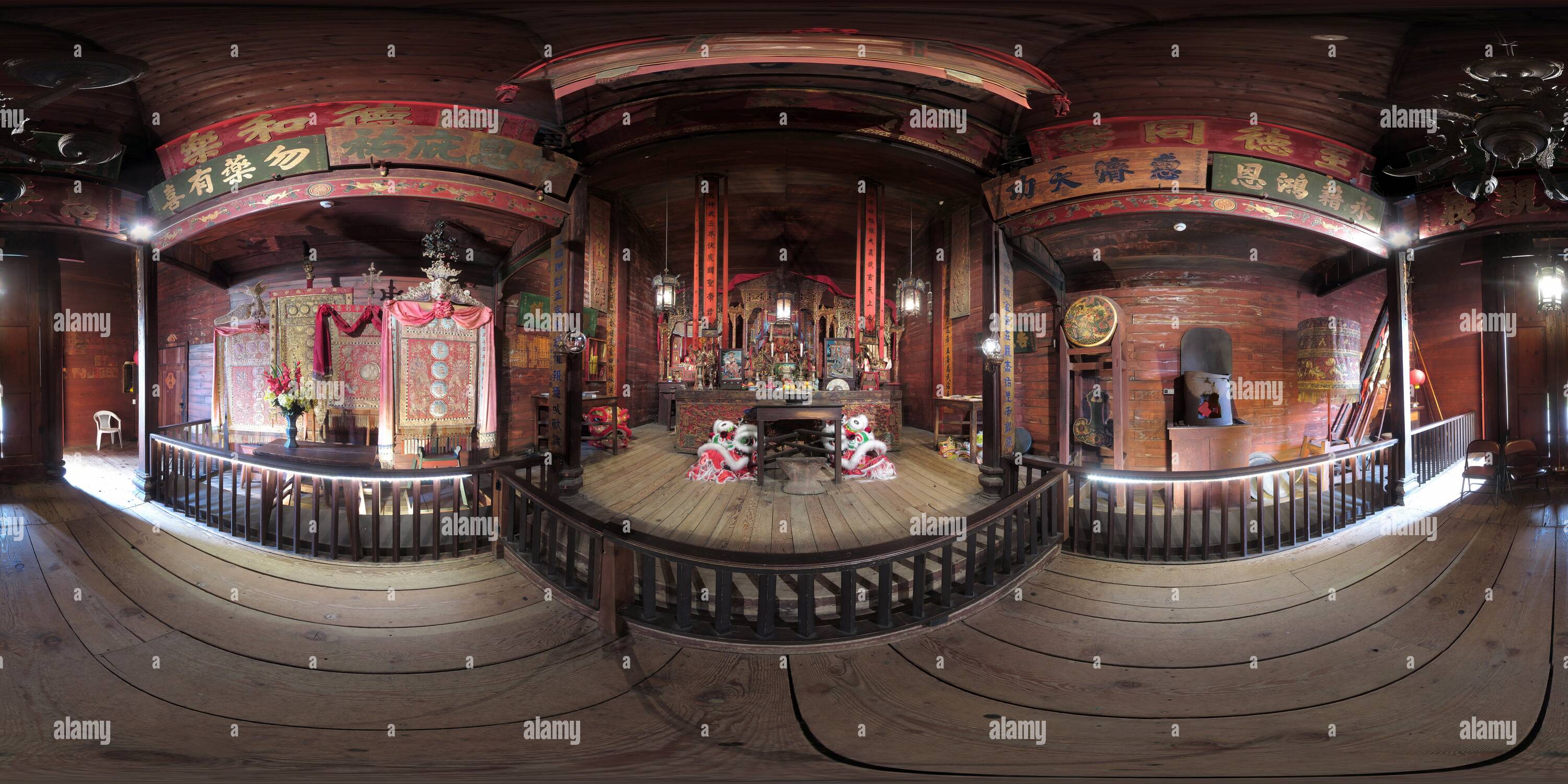 360 Grad Panorama Ansicht von Joss House (Innenraum) [1]