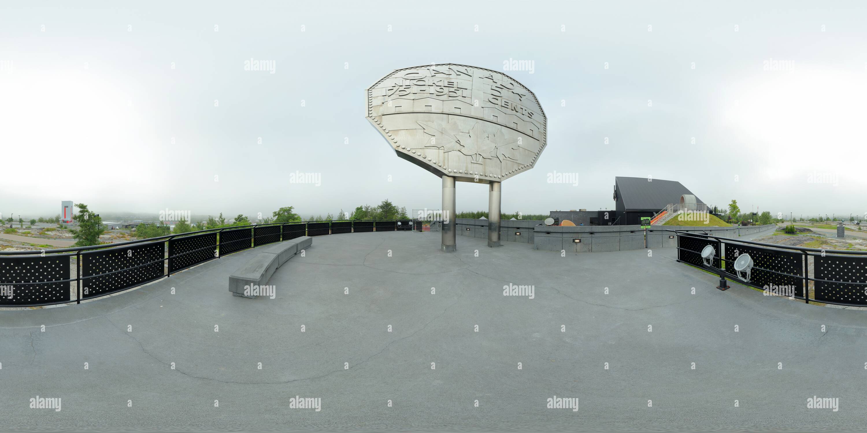 360 Grad Panorama Ansicht von Die Big Nickel