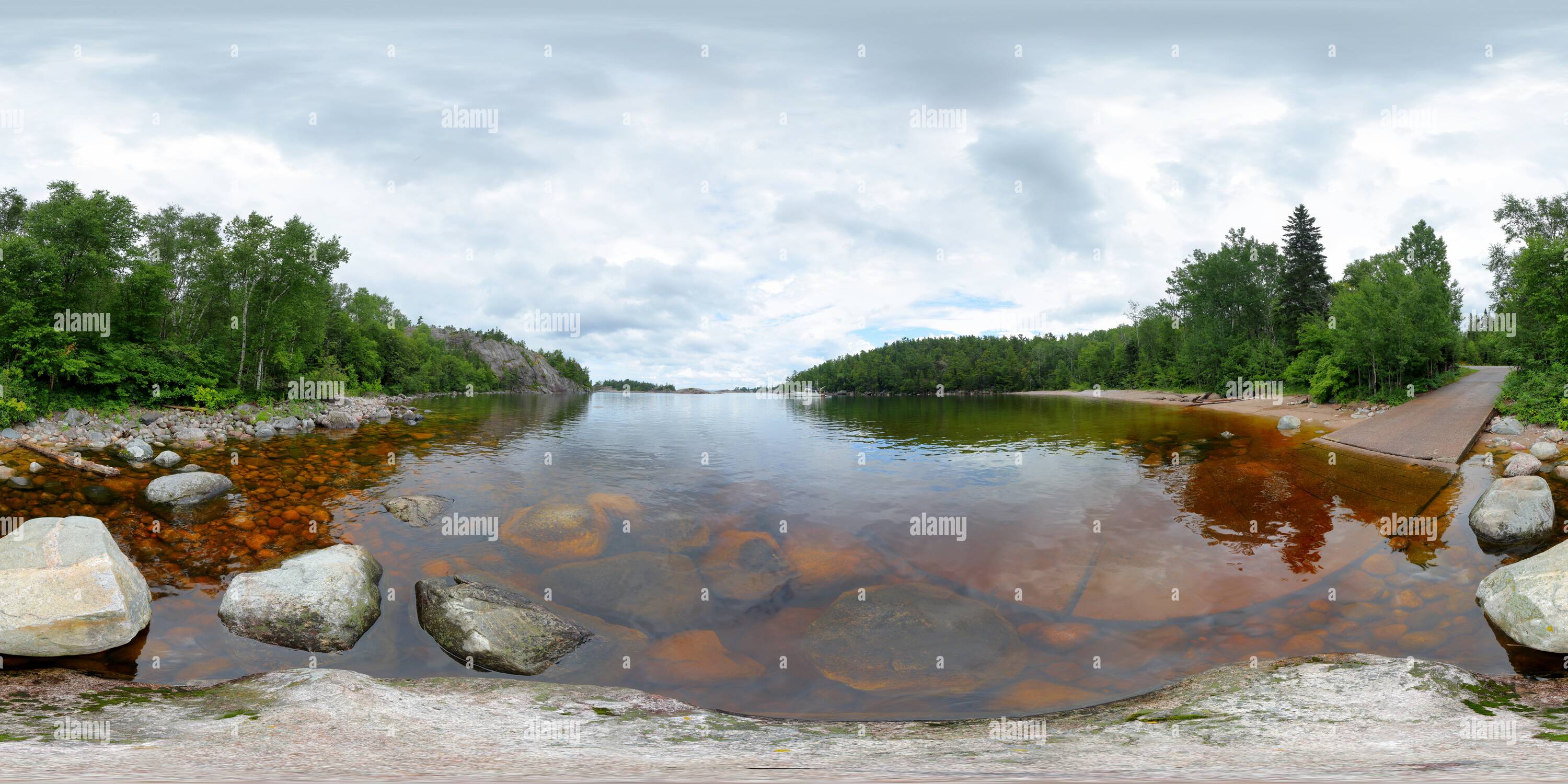 360 Grad Panorama Ansicht von Sinclair Cove