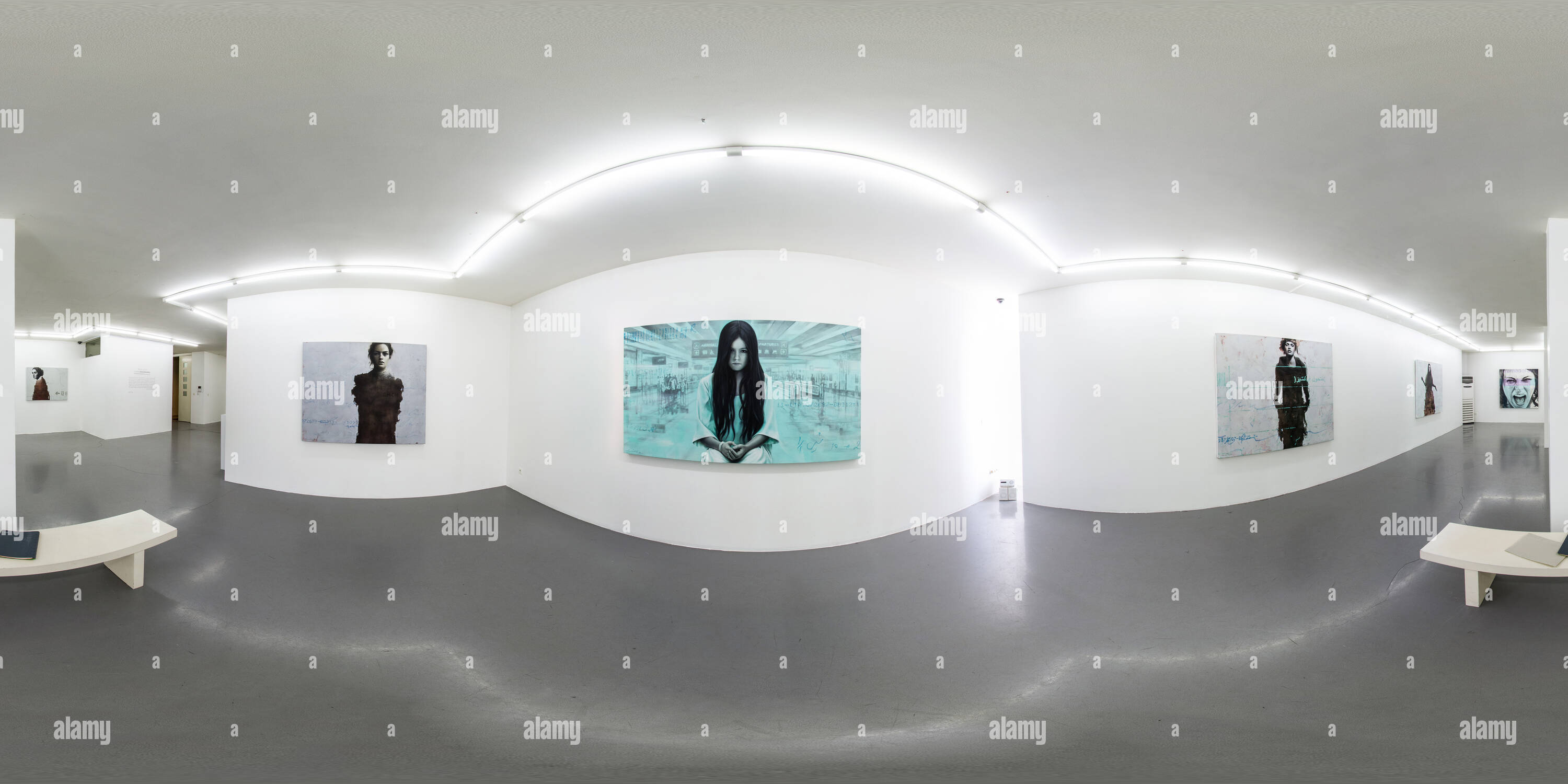 360 Grad Panorama Ansicht von Etemad Art Gallery Jan 2015 Hooman Derakhshandeh Venus 01.