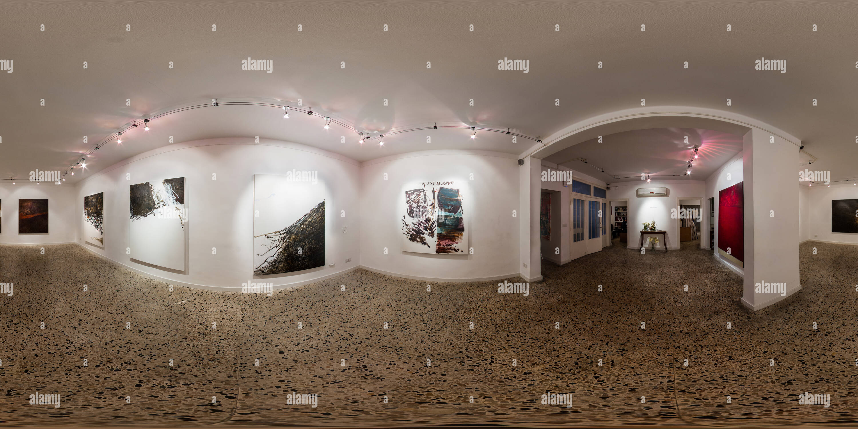 360 Grad Panorama Ansicht von Homa Art Gallery Apr 2015 Homa Khoshbin, 02.