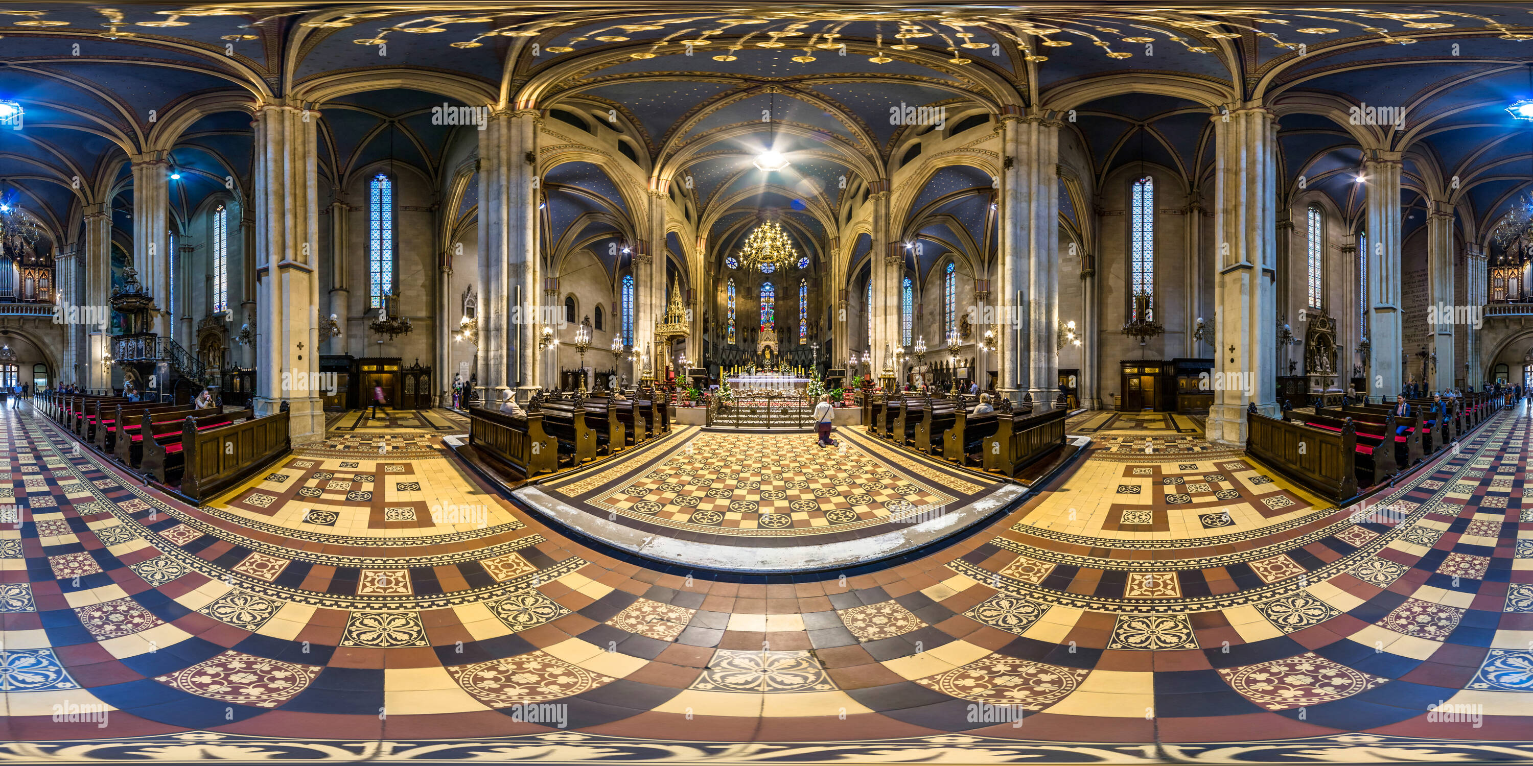 360 Grad Panorama Ansicht von Kathedrale der Himmelfahrt der Jungfrau Maria