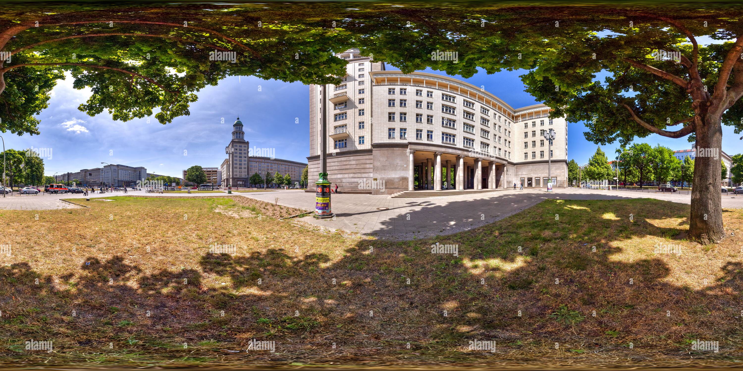 360 Grad Panorama Ansicht von Berlin Frankfurter Tor