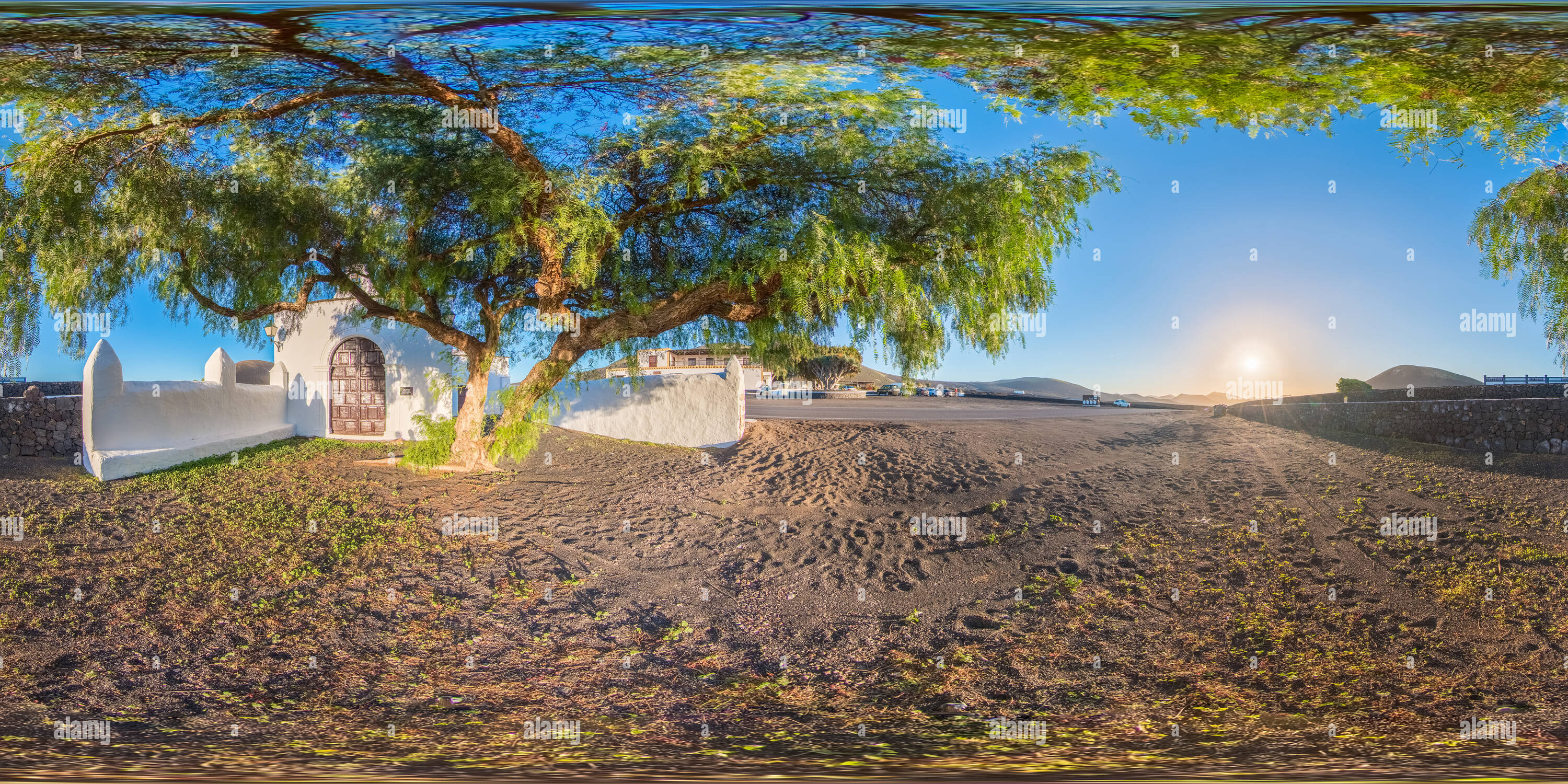 360 Grad Panorama Ansicht von Ermita de Nuestra Señora de La Caridad