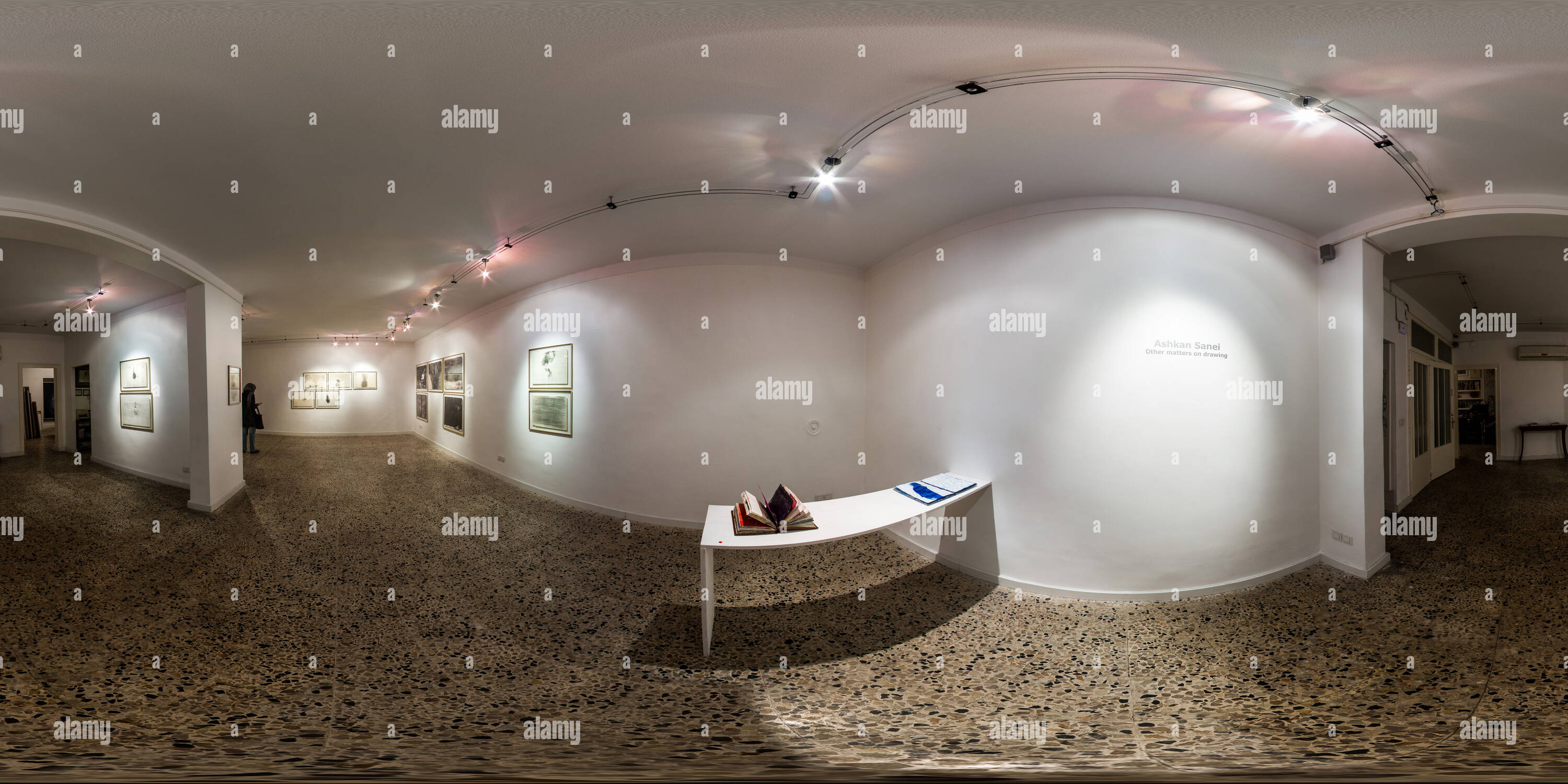 360 Grad Panorama Ansicht von Homa Art Gallery Dez 2015 Ashkan Sanei weitere Themen auf der Zeichnung 03.