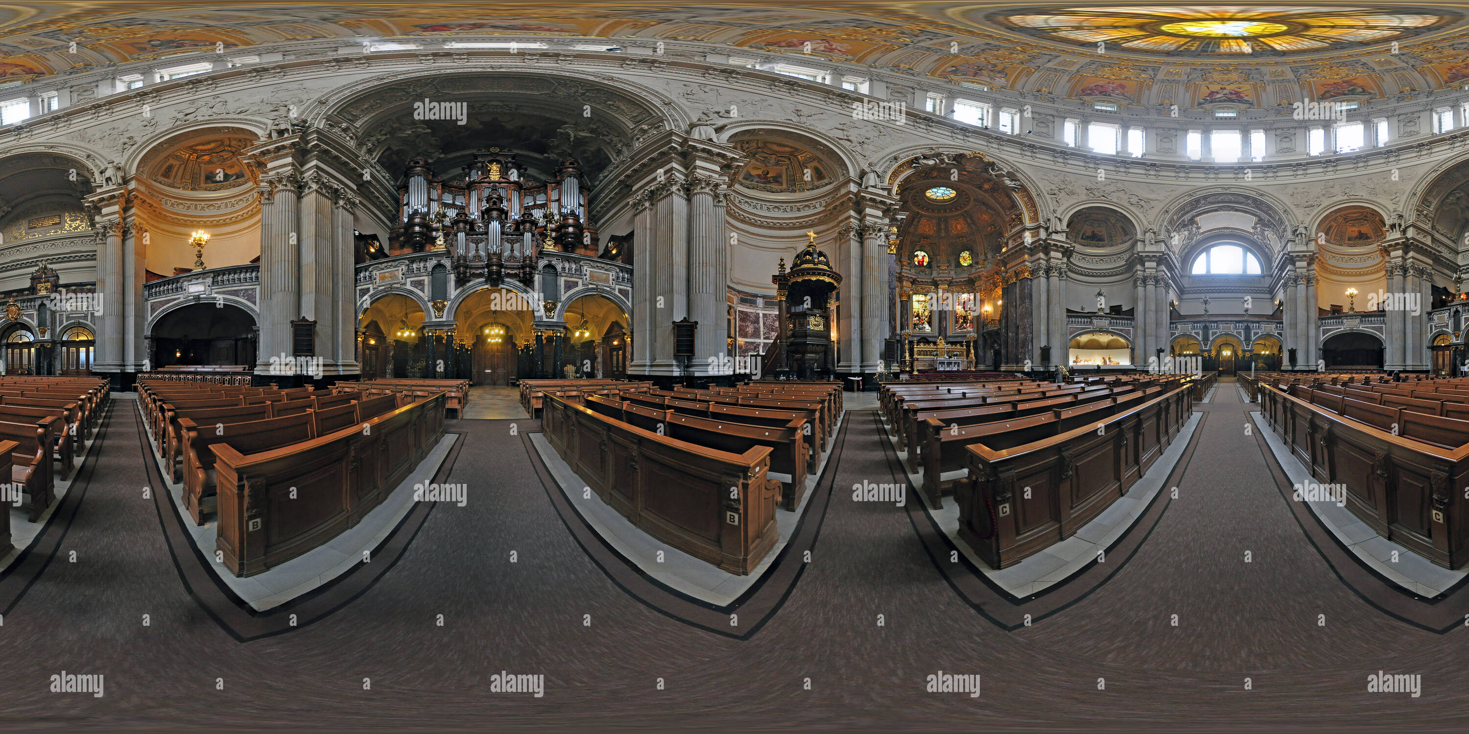 360 Grad Panorama Ansicht von Berliner Dom in Berlin