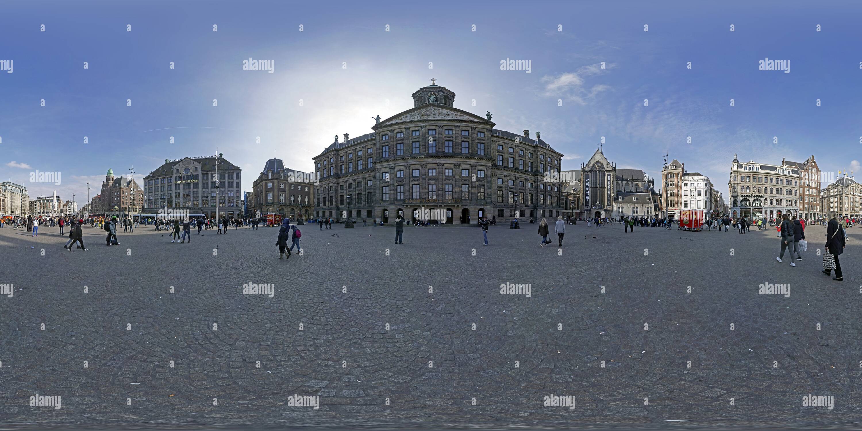 360 °-Ansicht auf Amsterdam Koninklijk Paleis op de Dam, Ansicht 2 - Alamy