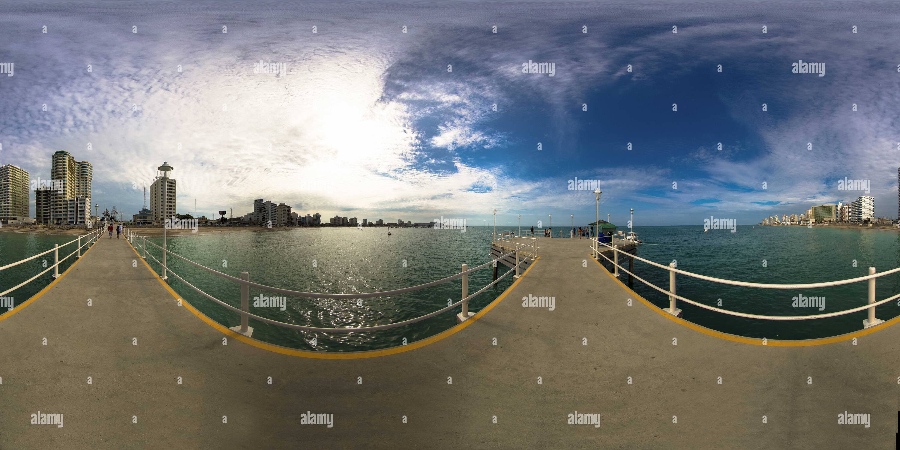 360 Grad Panorama Ansicht von Mirador de Salinas 2