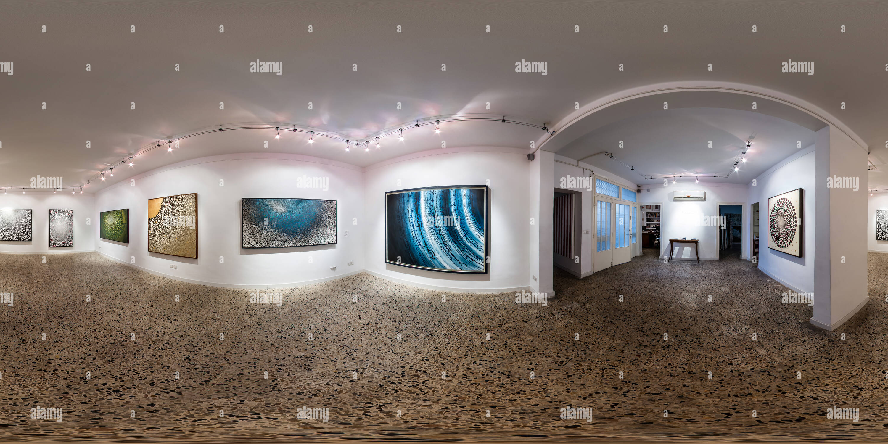 360 Grad Panorama Ansicht von Homa Art Gallery Apr 2016 Azra Aghighi Bakhshayeshi, 02.