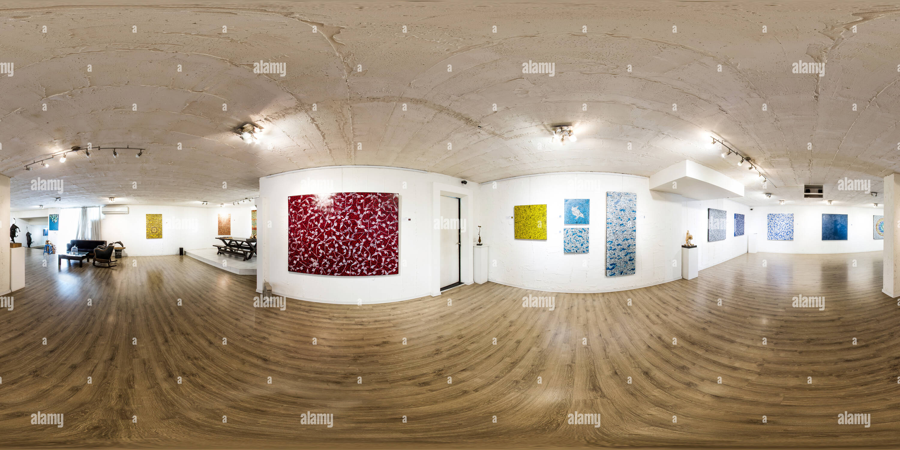 360 Grad Panorama Ansicht von Seyhoun Kunst Galerie Mai 2016 Behrooz Zindashti der dritten Zeile 01.