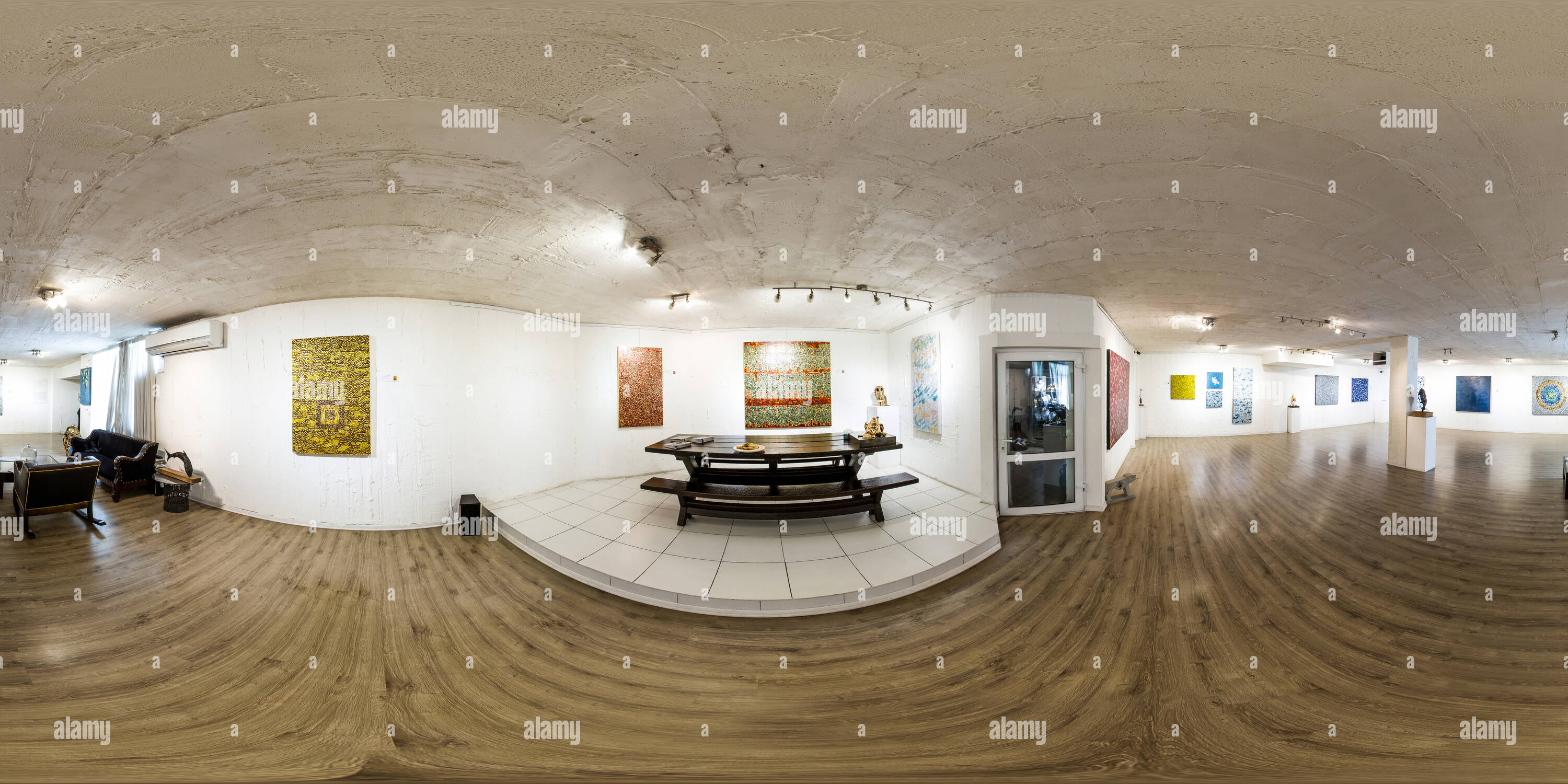 360 Grad Panorama Ansicht von Seyhoun Kunst Galerie Mai 2016 Behrooz Zindashti der dritten Zeile 04.