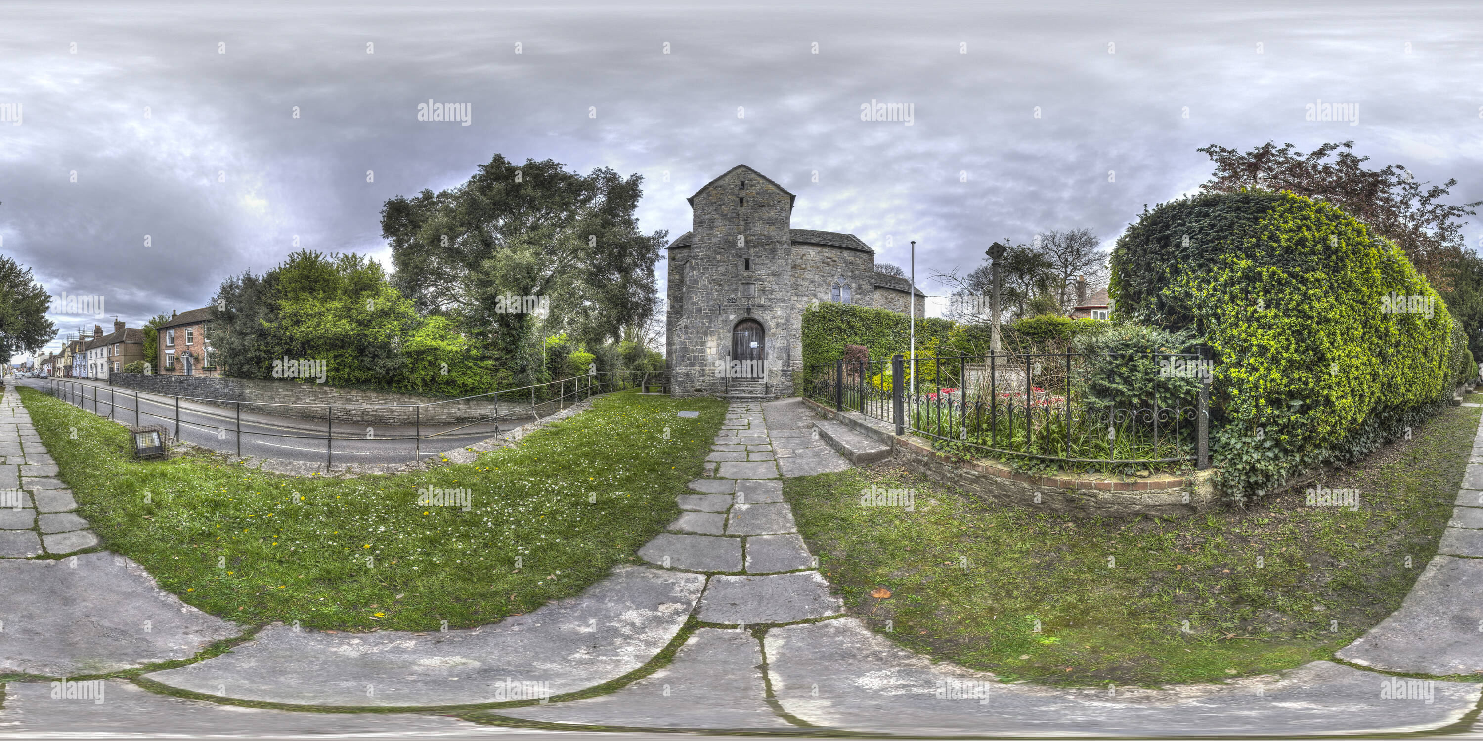 360 Grad Panorama Ansicht von St Martin's Church, Wareham