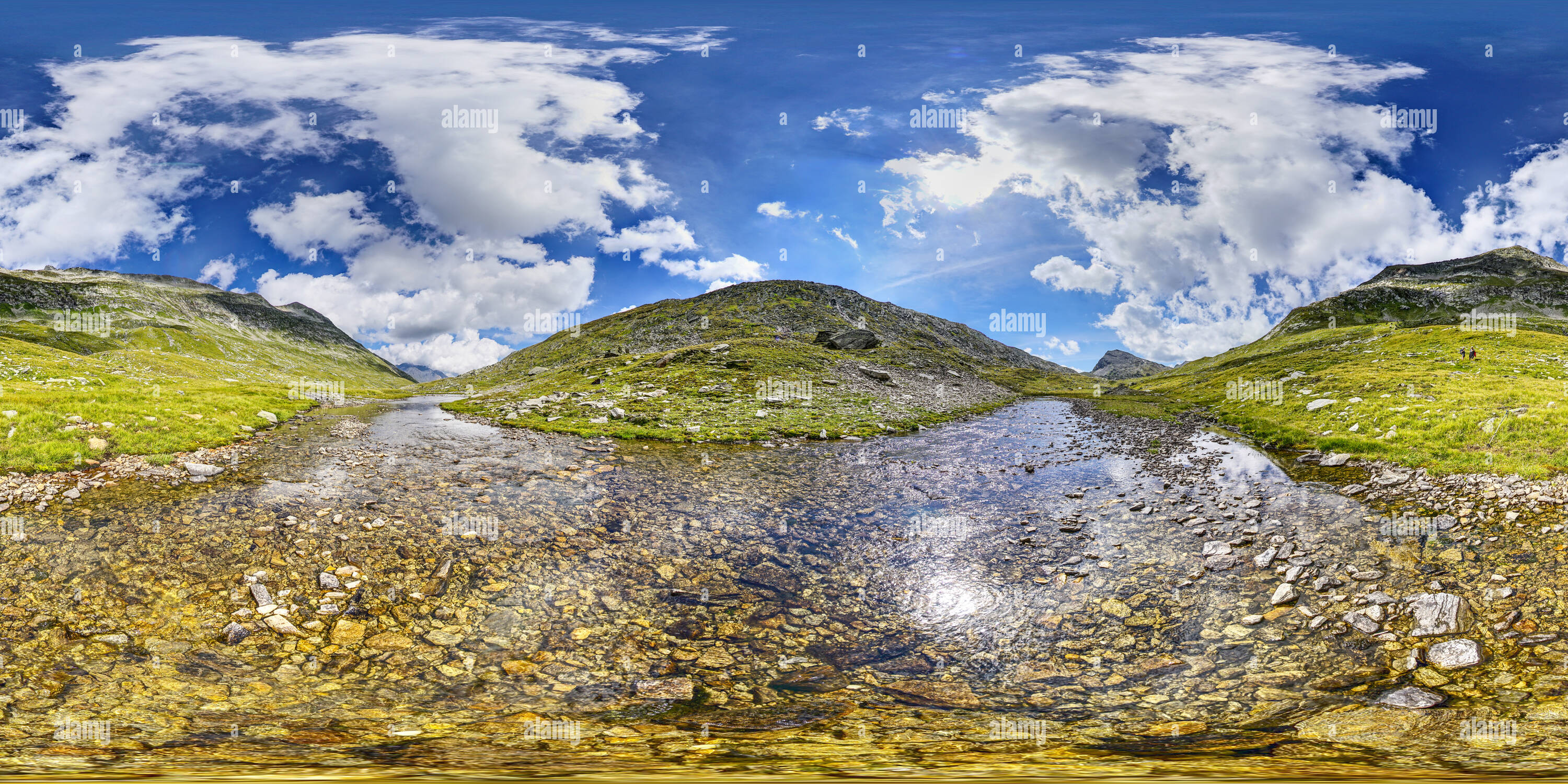 360 Grad Panorama Ansicht von Capanna Cadlimo CAS-Reno Di Medel