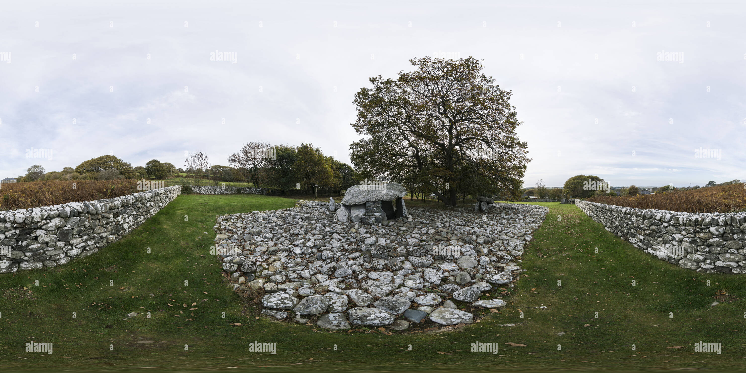 360 Grad Panorama Ansicht von Dyffryn Ardudwy, Gwynedd