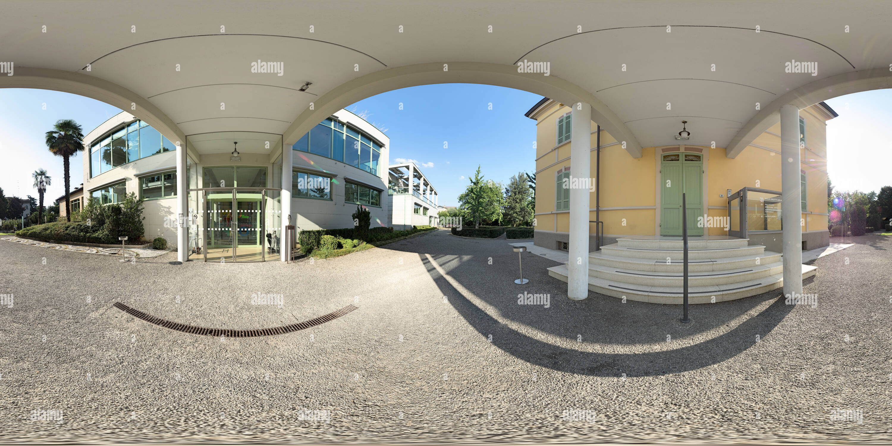 360 Grad Panorama Ansicht von Centro Culturale Multiplo Cavriago Italien