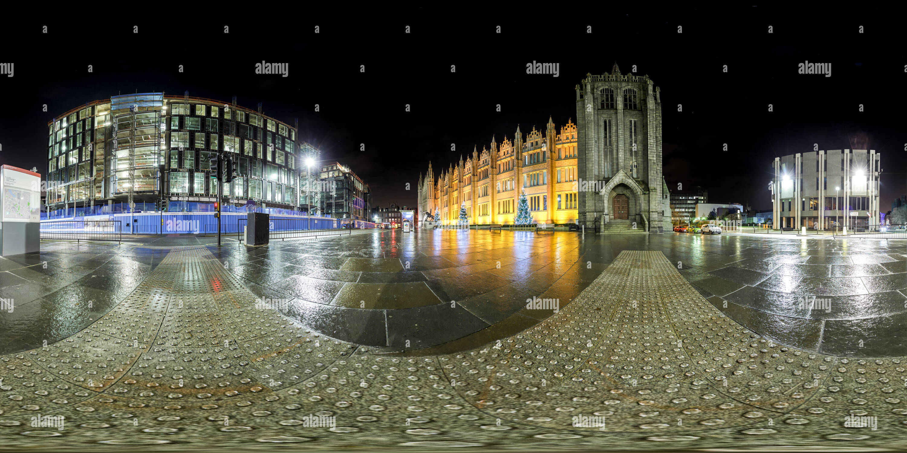 360 Grad Panorama Ansicht von Marischal Square