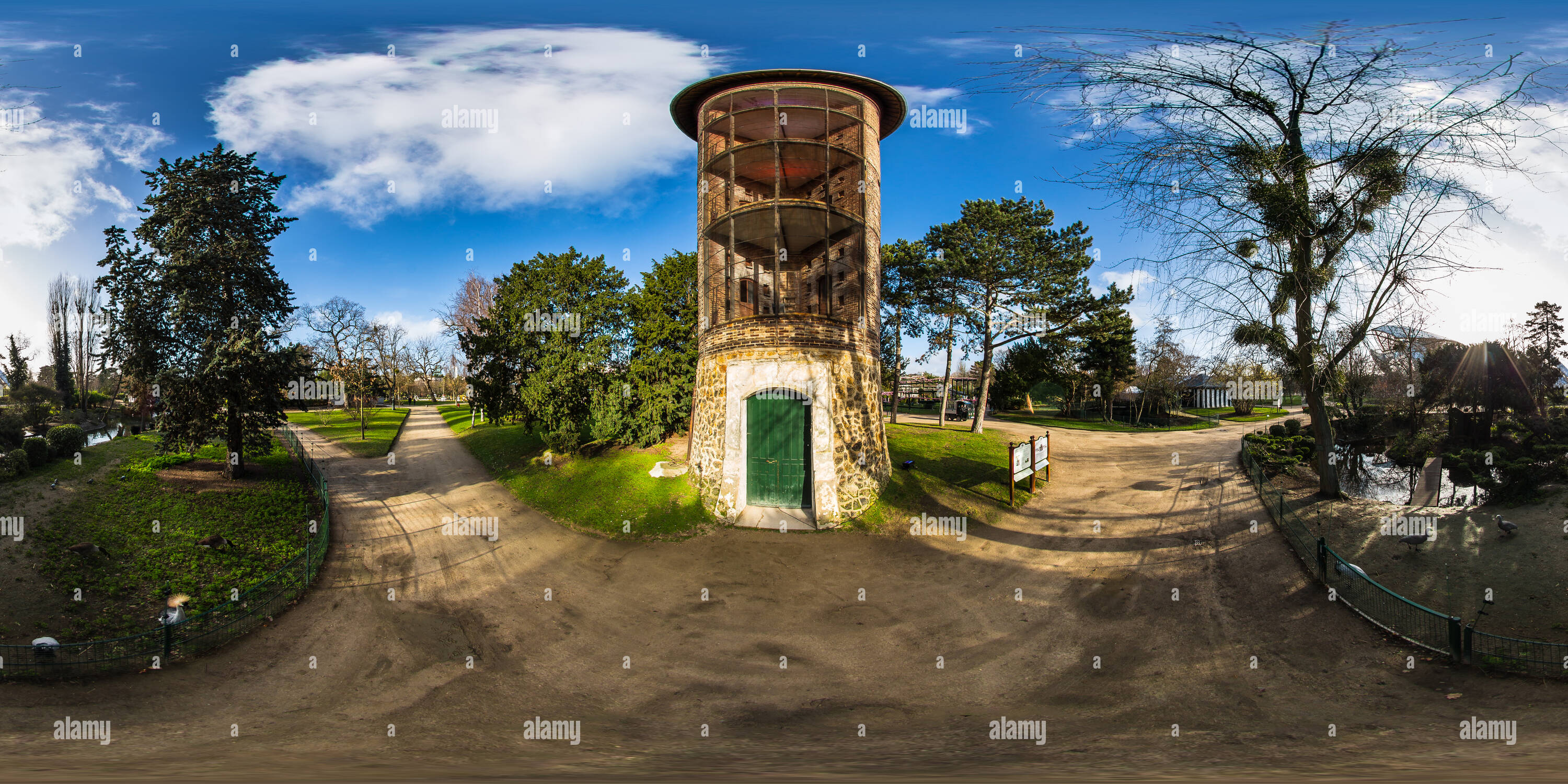360 °-Ansicht auf Le Pigeonnier de Gambetta - Le Jardin d'Acclimatation