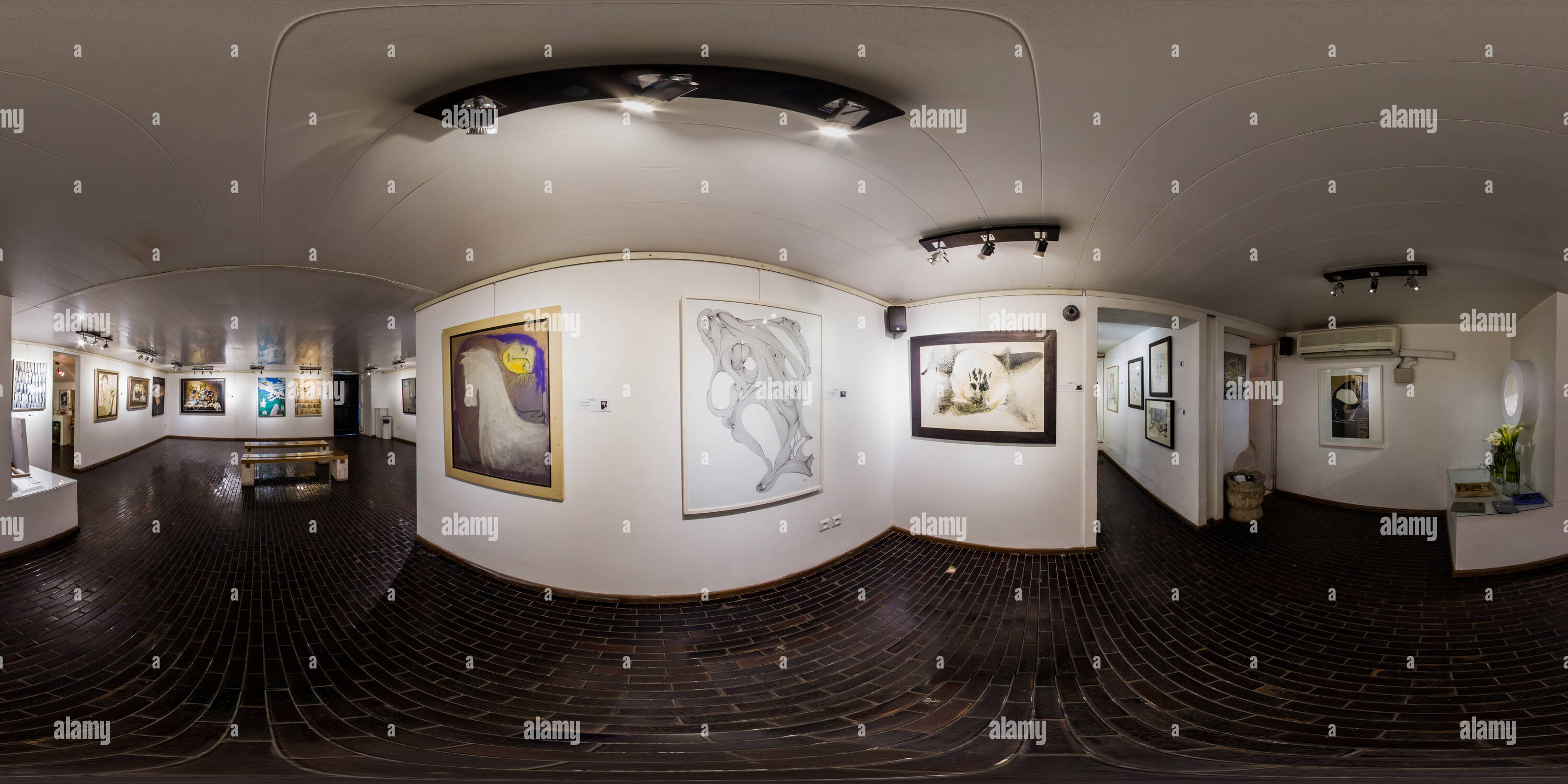 360 Grad Panorama Ansicht von Seyhoun Art Gallery Feb 2017 50. Jahrestag der Seyhoun Kunst Galerie 1 50 5 Künstler 01.