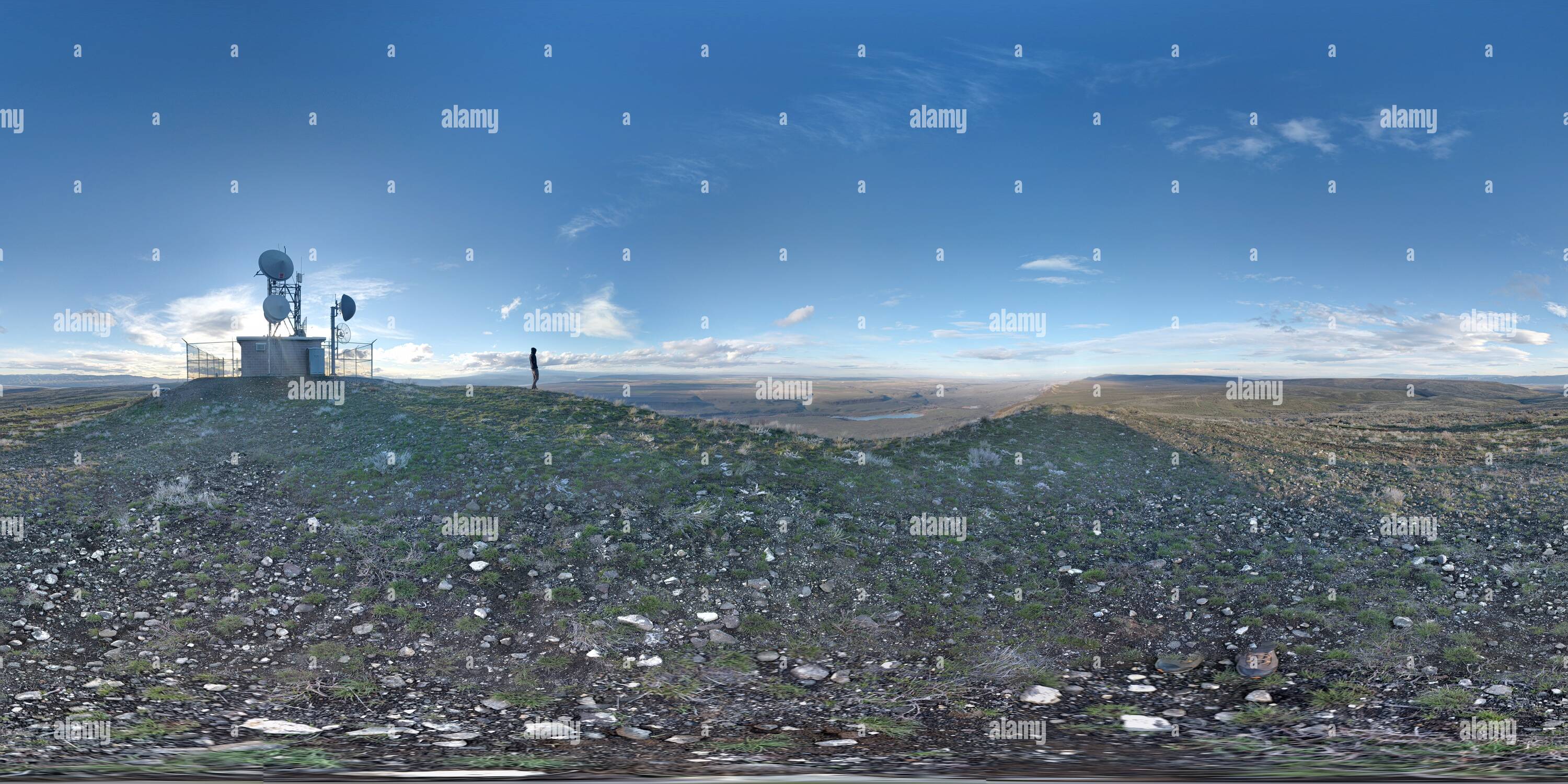 360 Grad Panorama Ansicht von Sentinel Mt auf dem Sattel Mt in Eastern Washington