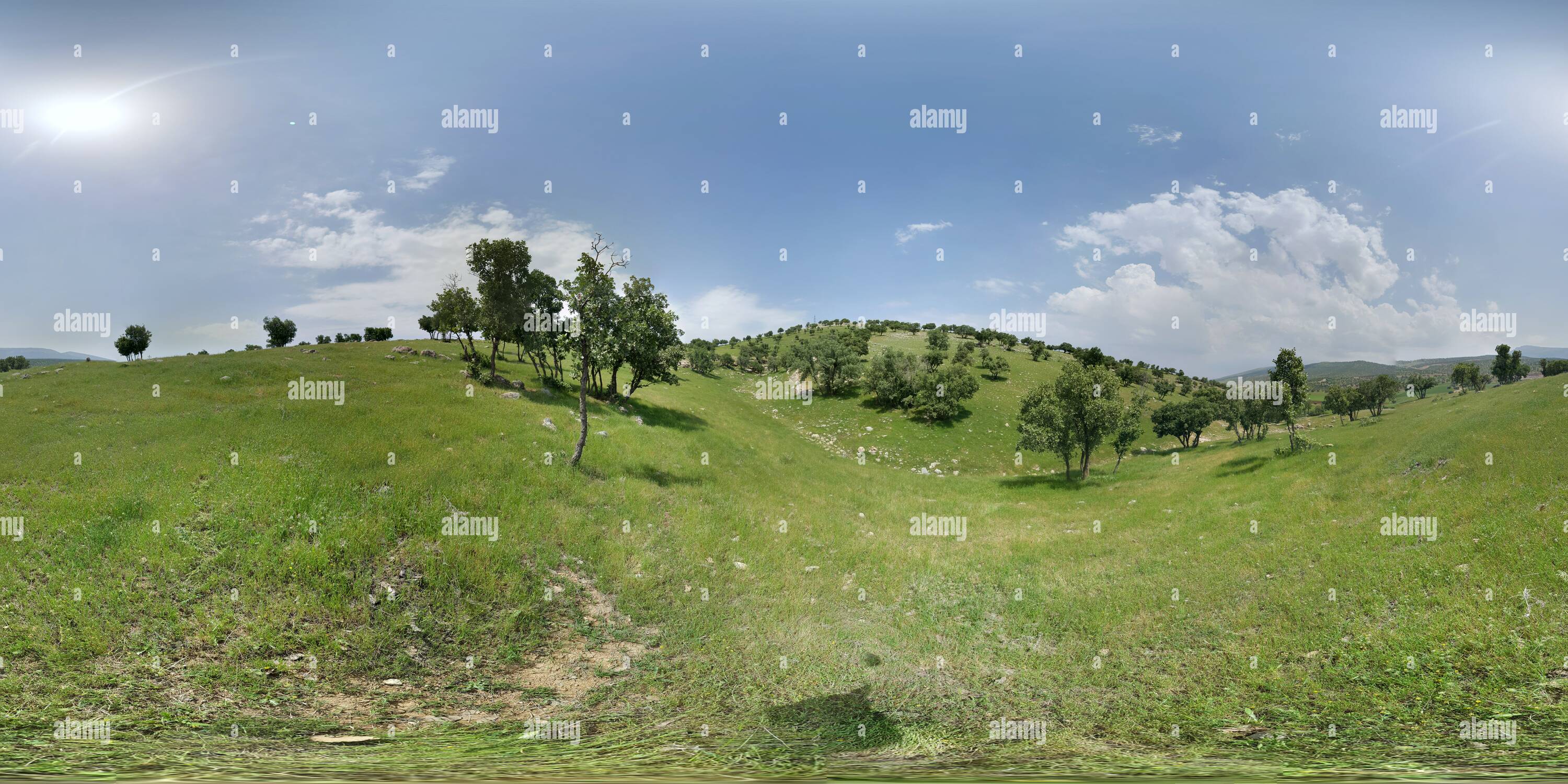 360 Grad Panorama Ansicht von Sarableh Bankol