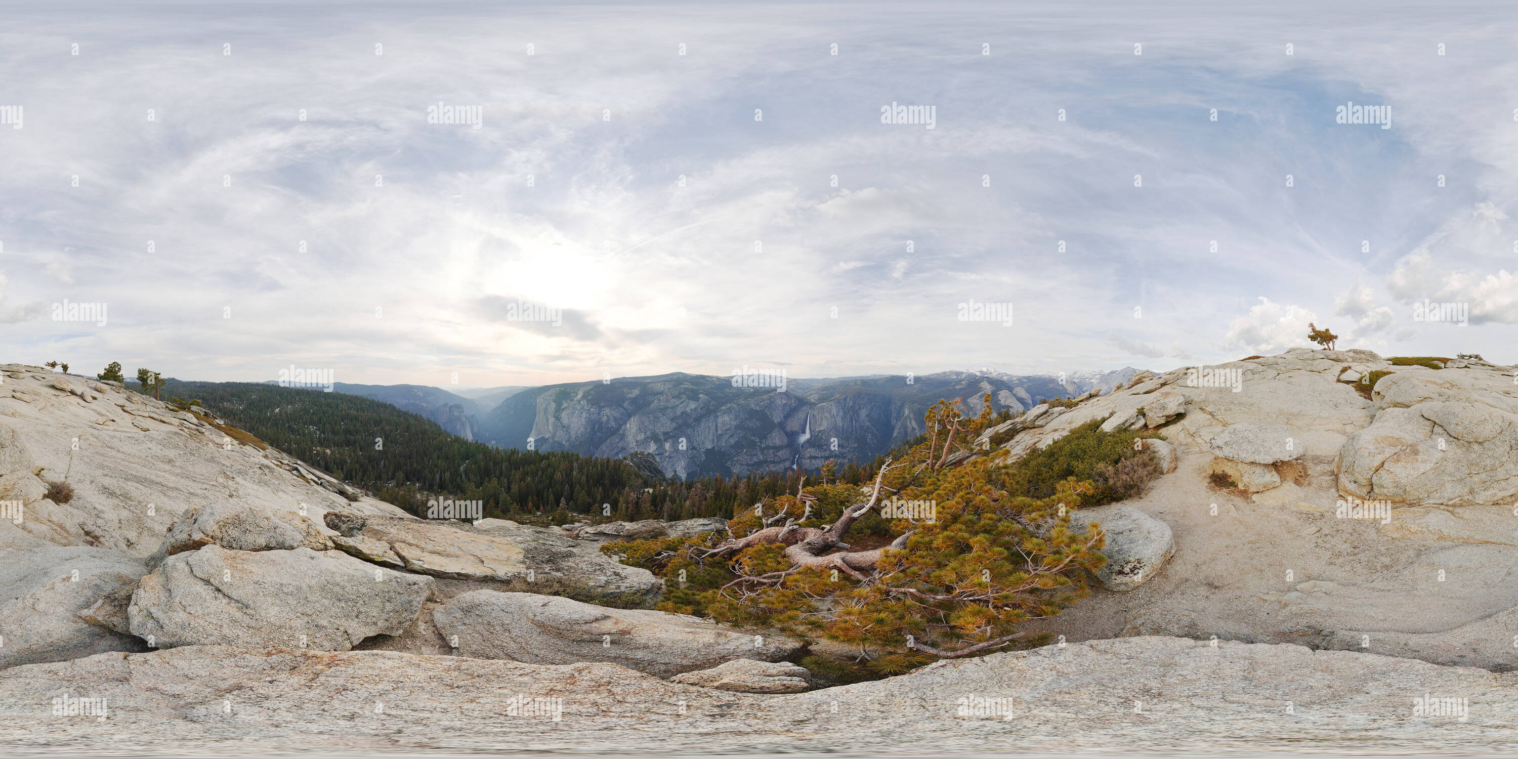 360 Grad Panorama Ansicht von Sentinel Dome Mai 2017