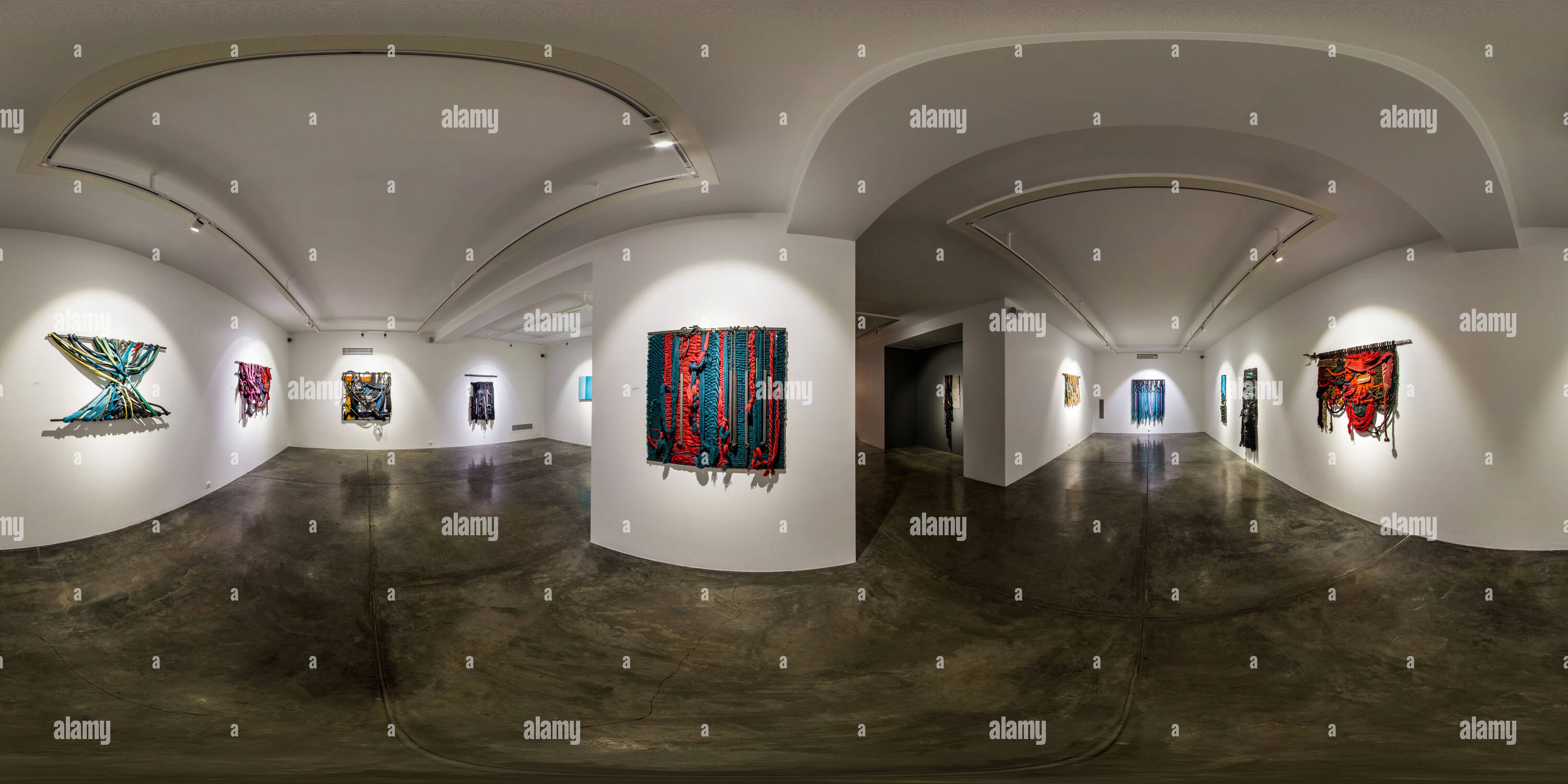 360 Grad Panorama Ansicht von Shirin Kunst Galerie Juli 2017 Tara Ayough Wiederholung 03.