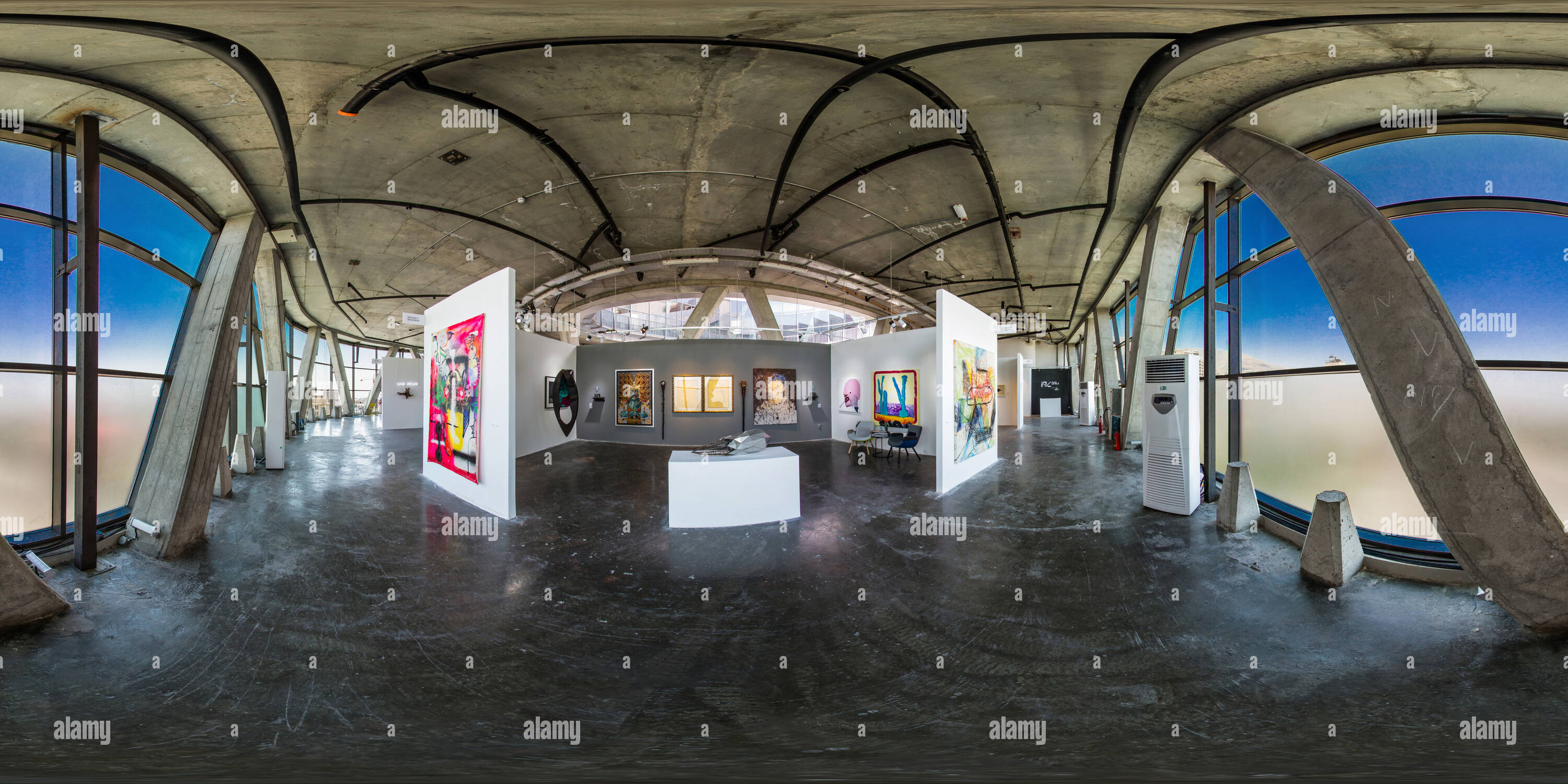 360 Grad Panorama Ansicht von Teer Kunst Jun 2018 Korridor Dastan Keller