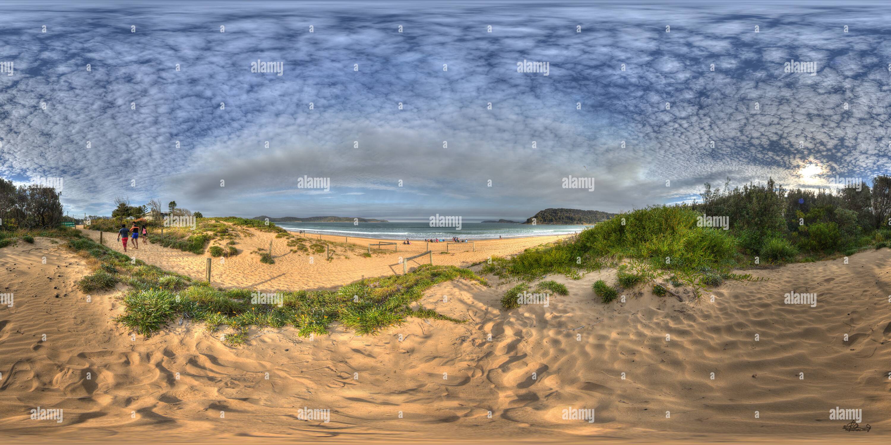 360 Grad Panorama Ansicht von Frühling bei Umina Strand:)