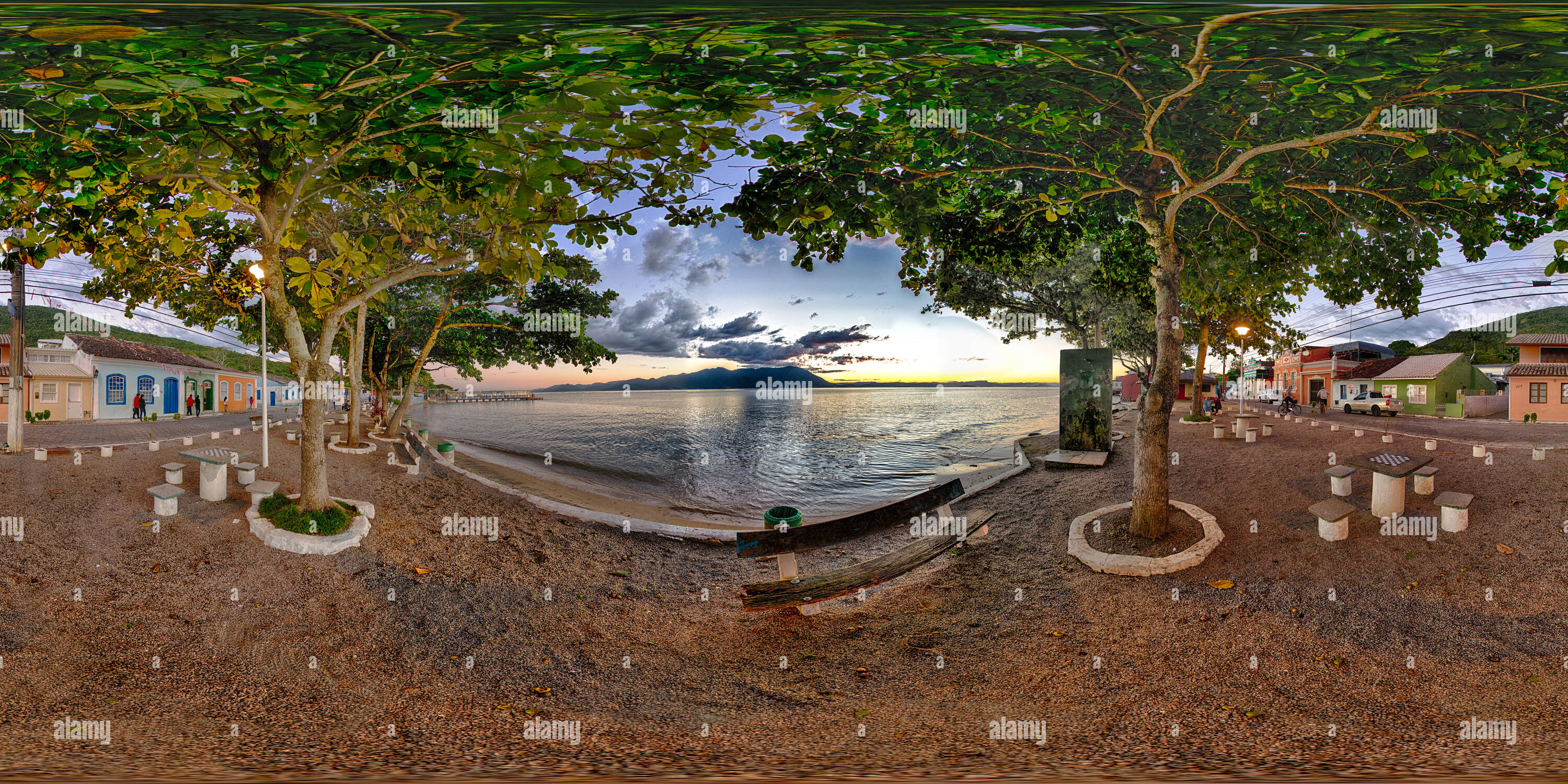 360 Grad Panorama Ansicht von Ribeirão da Ilha - Florianópolis