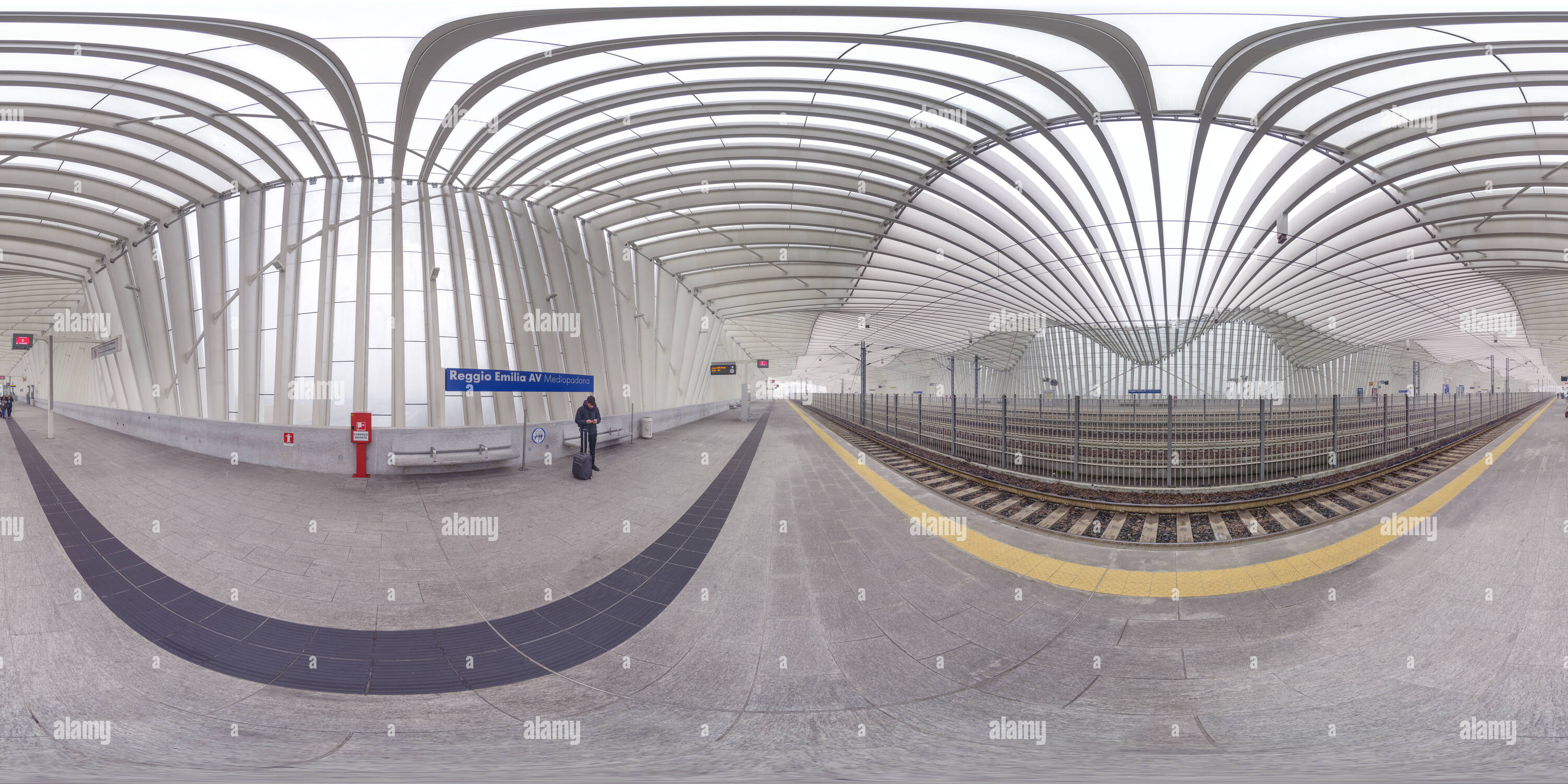 360 Grad Panorama Ansicht von Reggio Emilia - Stazione Mediopadana