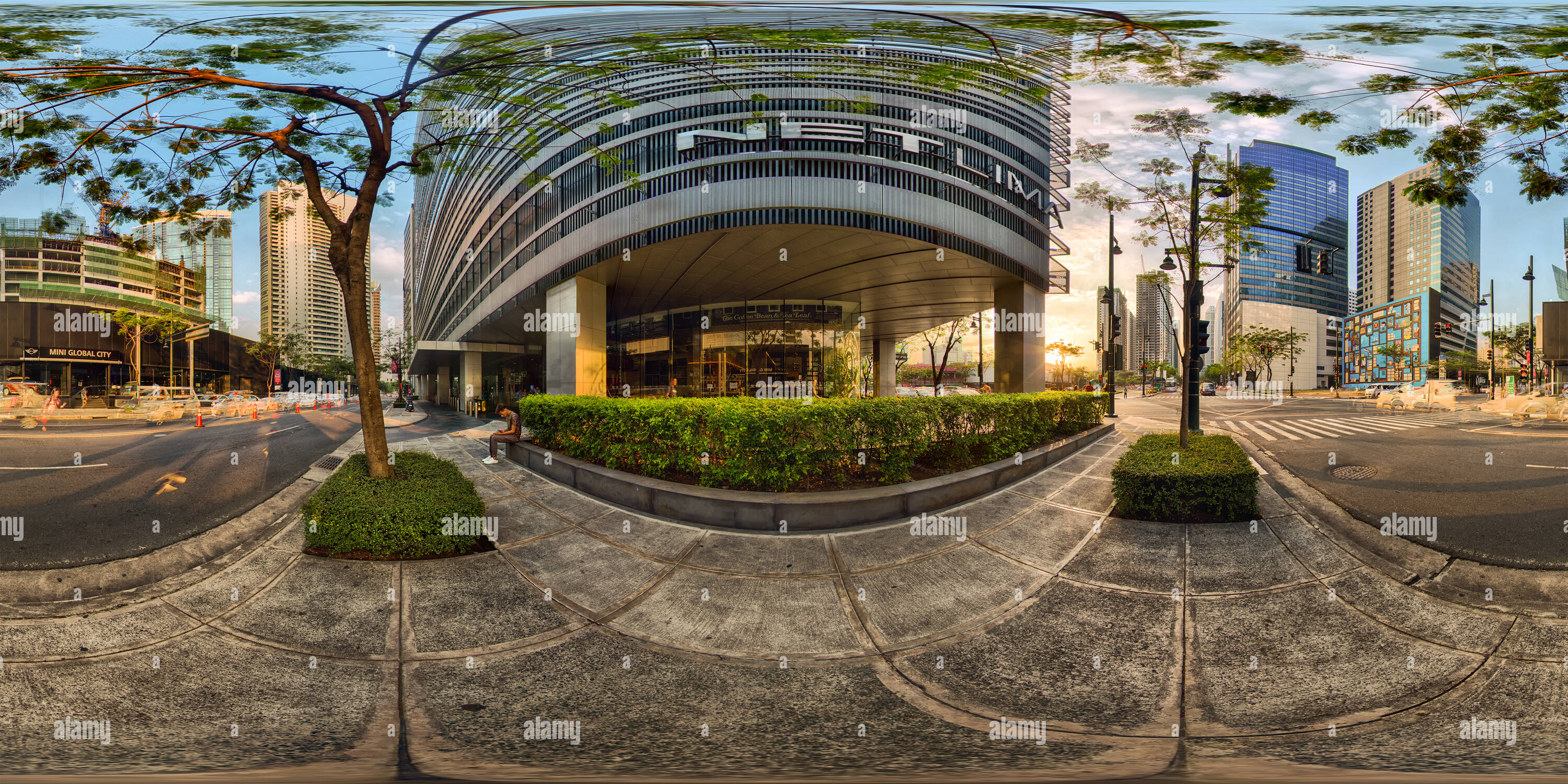 360 Grad Panorama Ansicht von Net Lima Sunrise