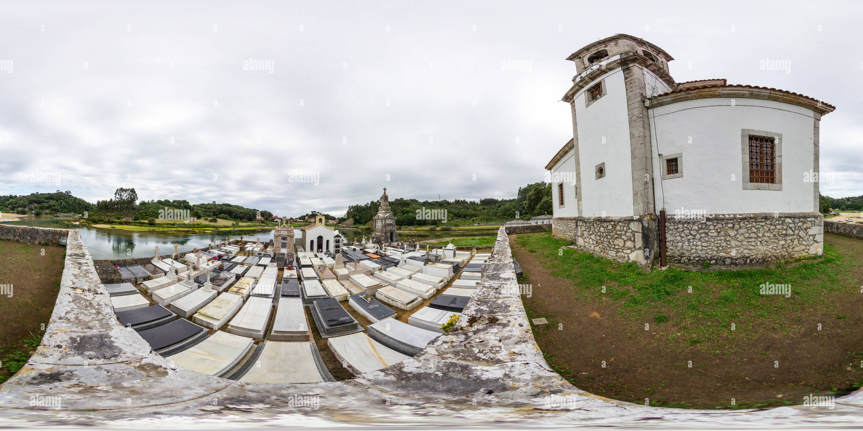 360 Grad Panorama Ansicht von Iglesia de Nuestra Señora de los Dolores