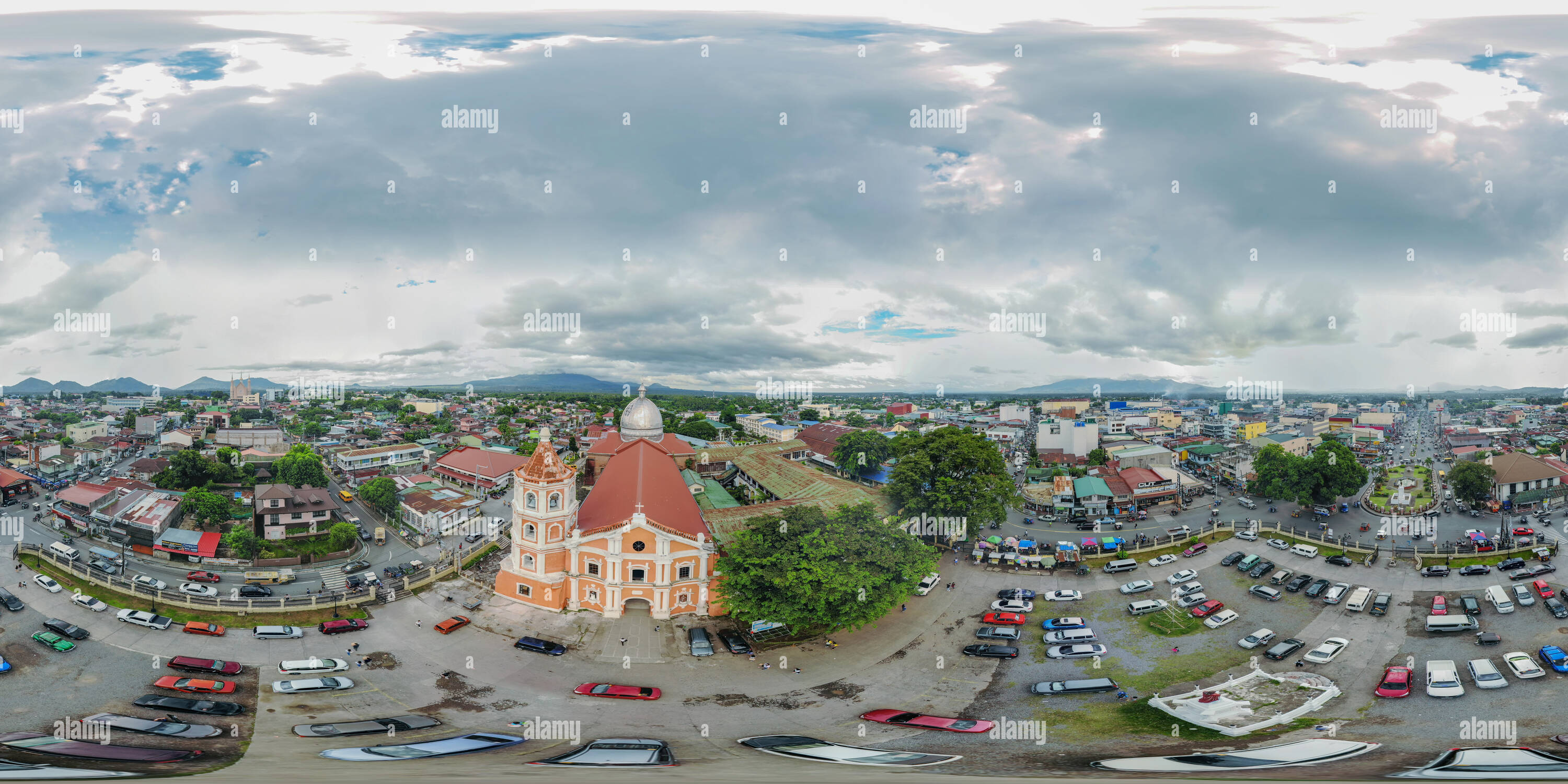 360 Grad Panorama Ansicht von Fassade des Heiligen Paulus der erste Einsiedler Kathedrale Kathedrale (San Pablo)