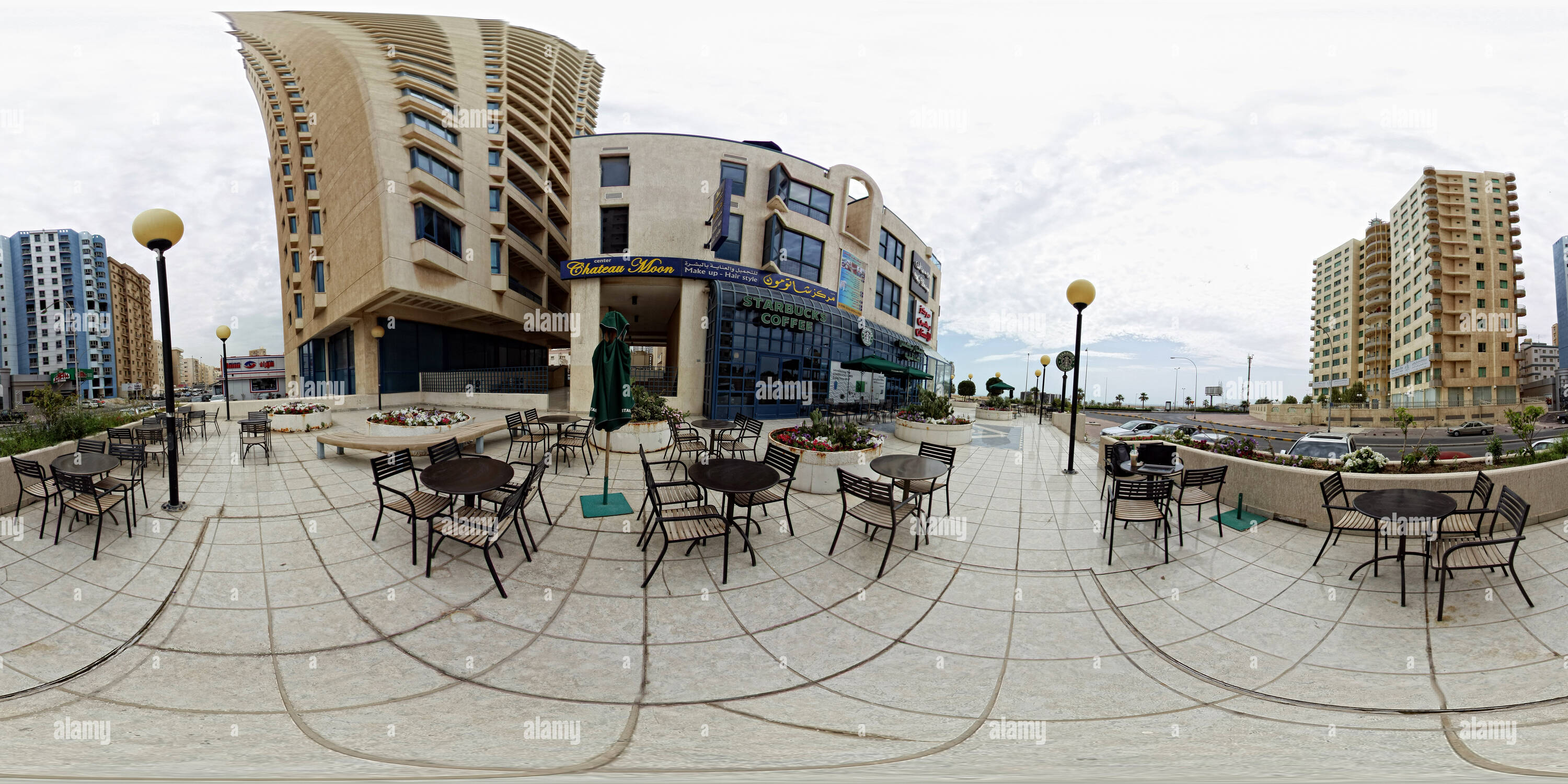 360 Grad Panorama Ansicht von Sheikha Komplex, Salmiya