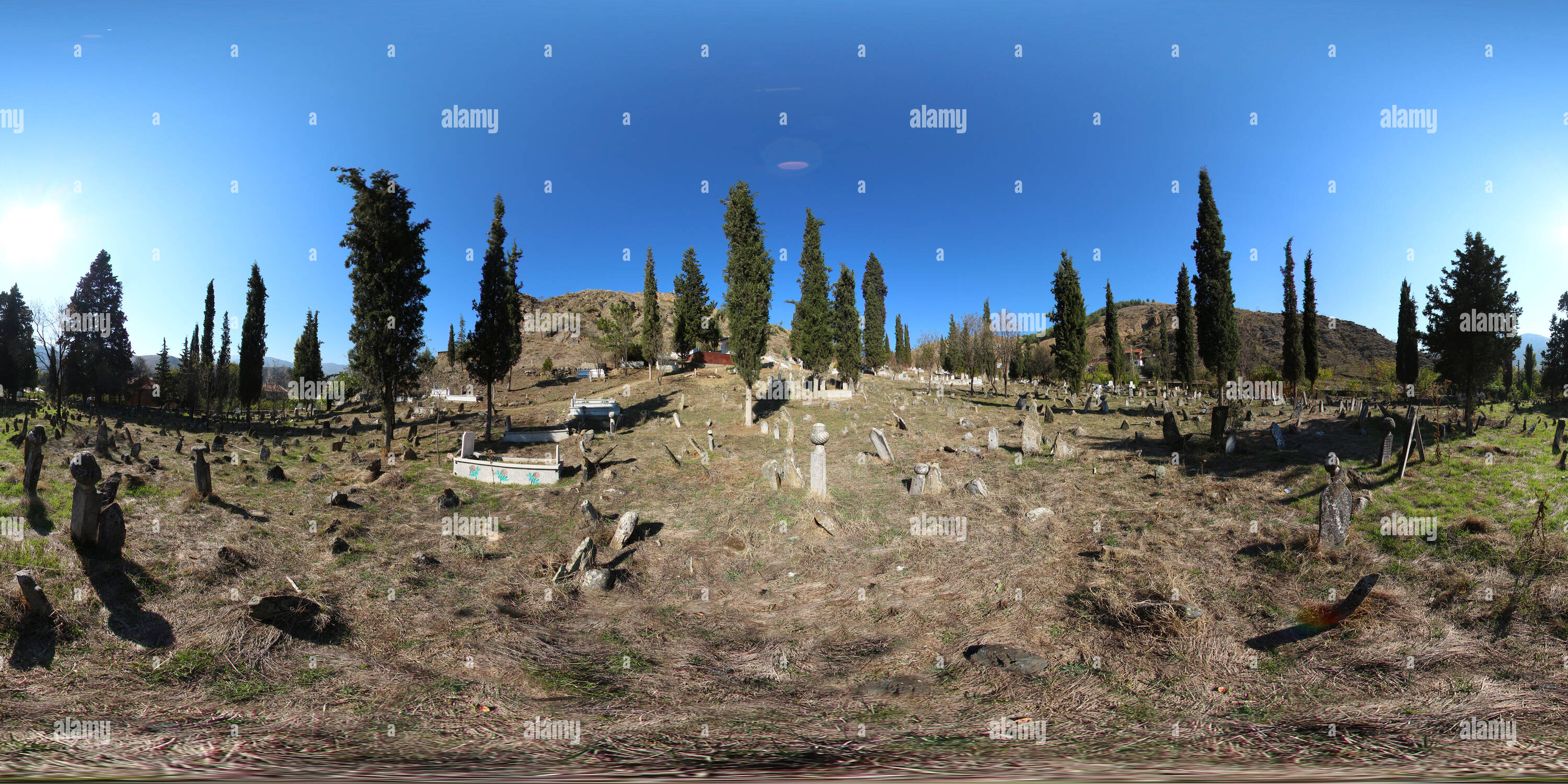 360 Grad Panorama Ansicht von 246083 - Mezarlık - Küplü - bilecik Sanal Tur