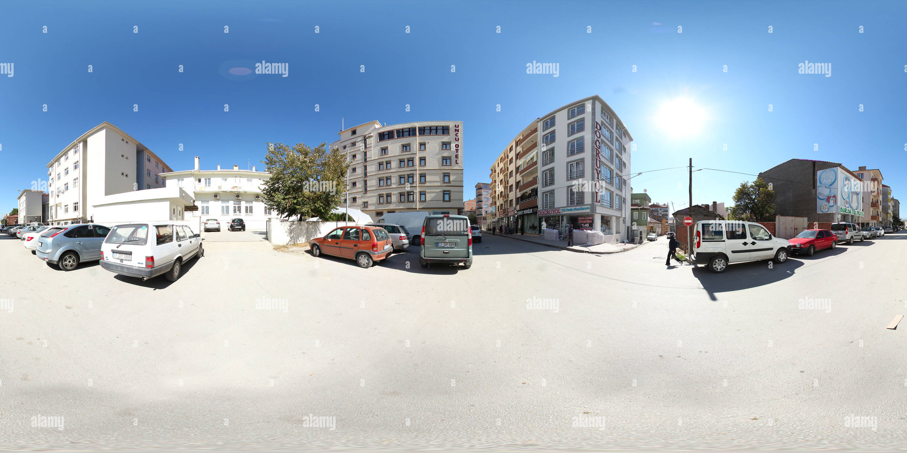 360 Grad Panorama Ansicht von 245666 - Ziraat Bankası - Arka Cephe - Otopark - bilecik Sanal Tur