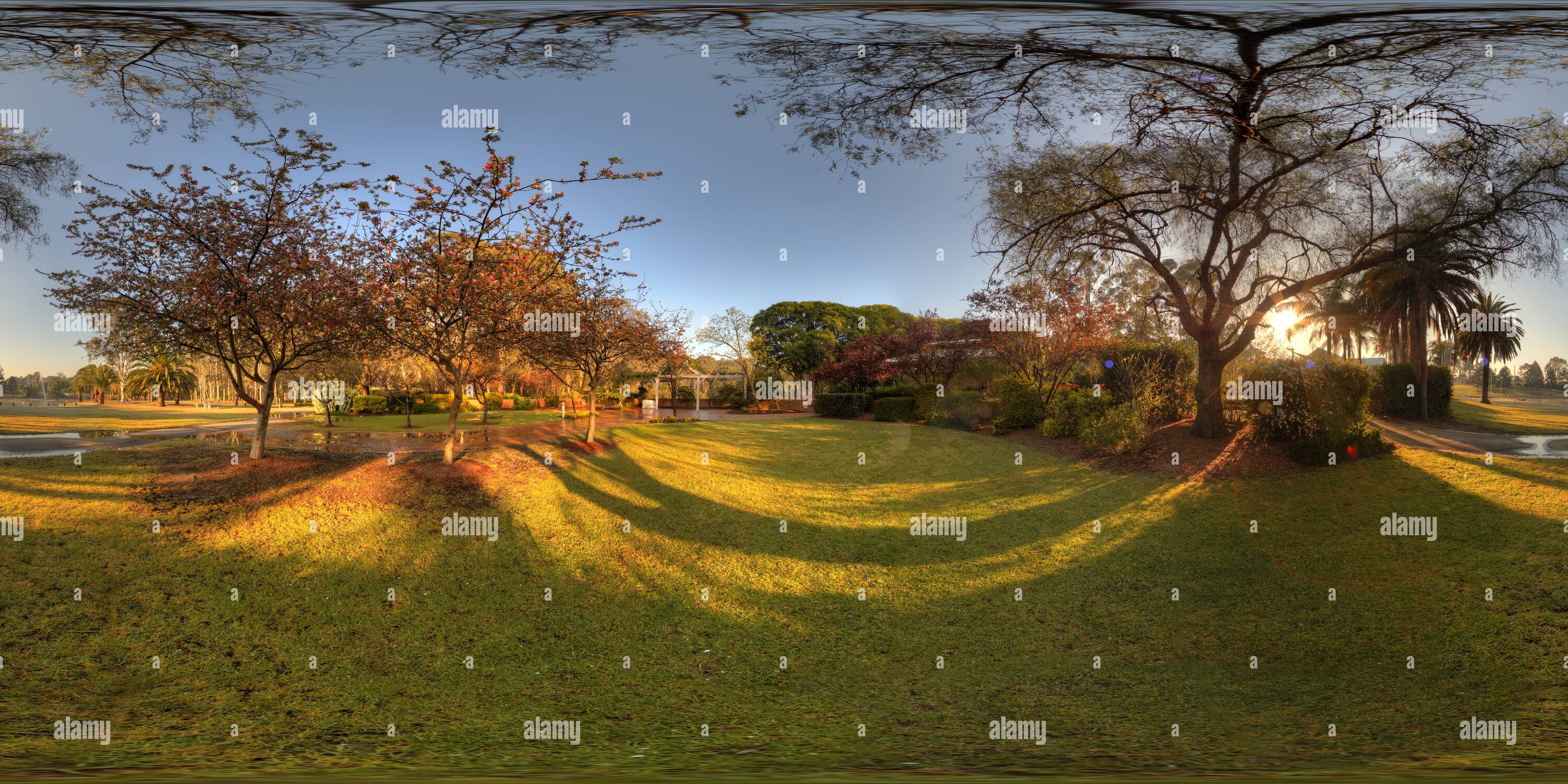 360 Grad Panorama Ansicht von Nurragingy Frühling!