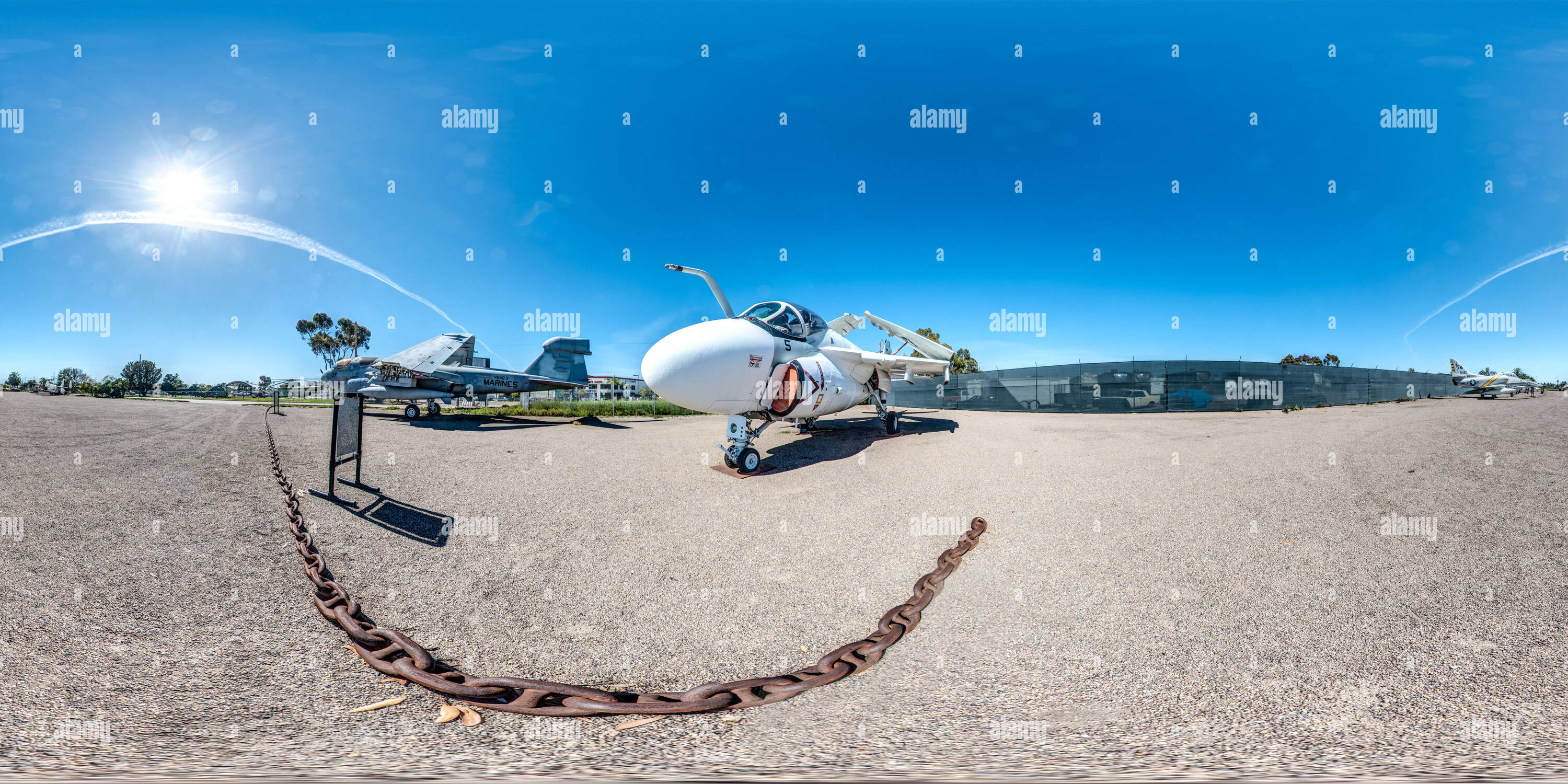 360 Grad Panorama Ansicht von Grumman A-6E Intruder