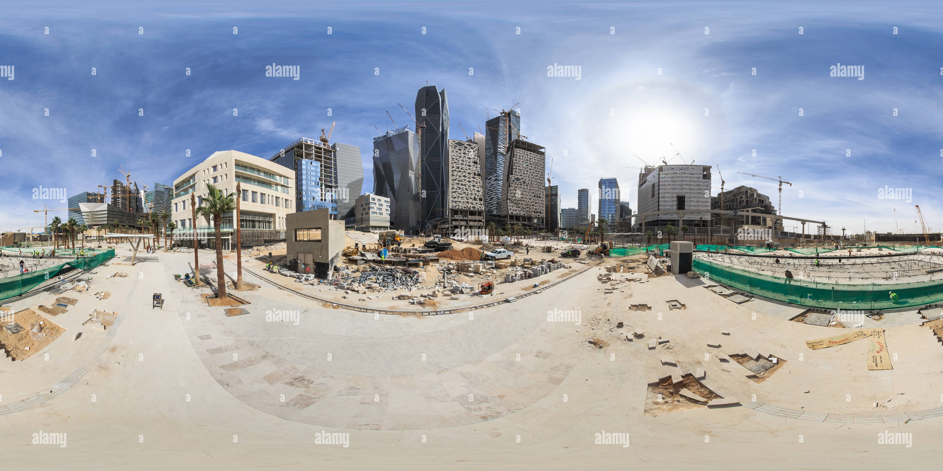 360 Grad Panorama Ansicht von King Abdullah Financial District - 0009