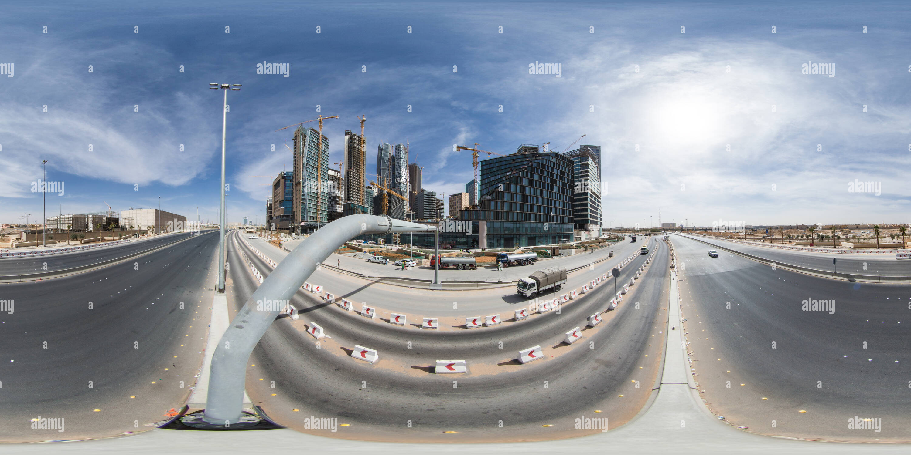 360 Grad Panorama Ansicht von King Abdullah Financial District - 0002