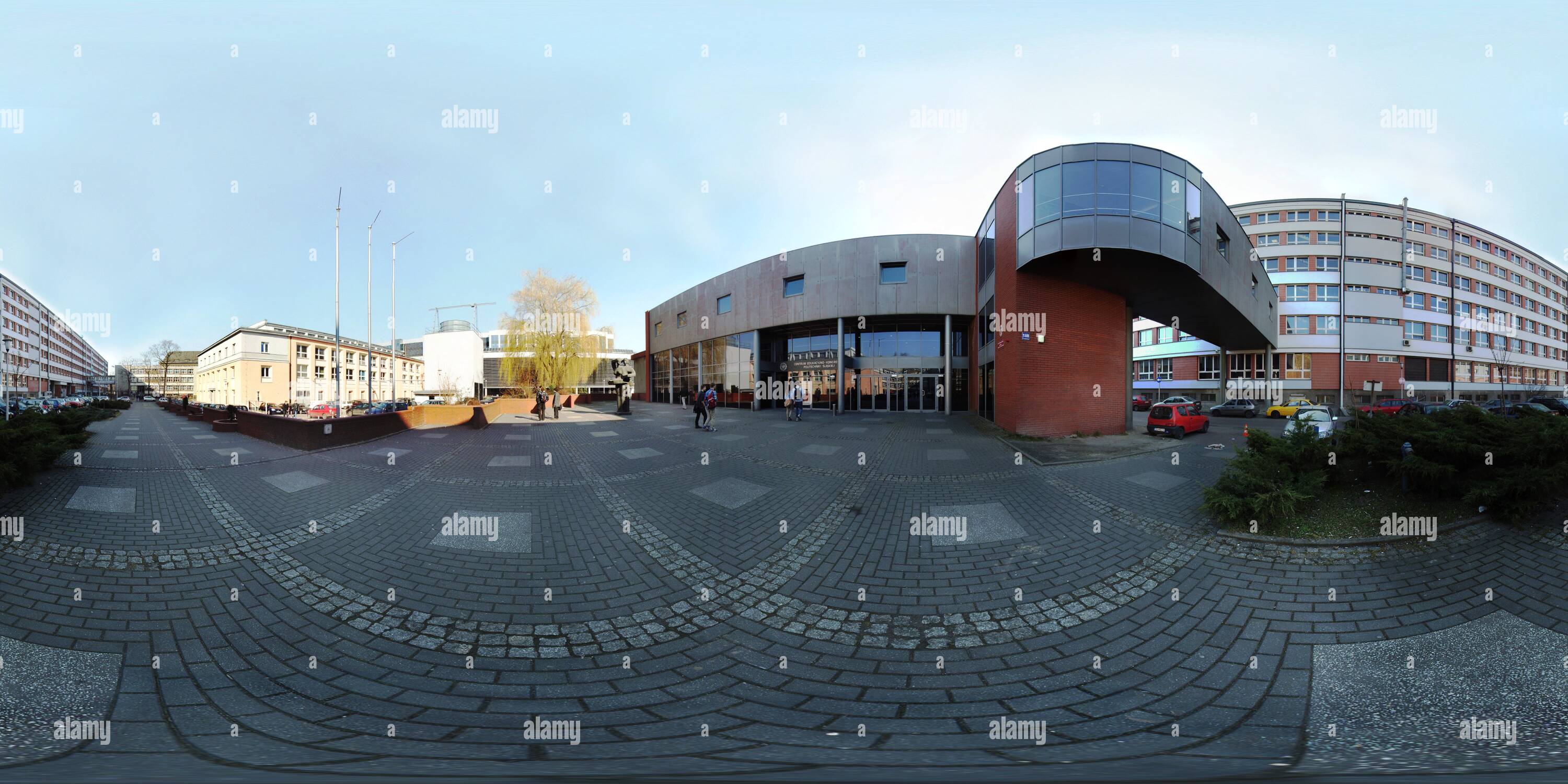 360 Grad Panorama Ansicht von Gleiwitz - Bildung und Kongresszentrum der Schlesischen Univ. Tech.