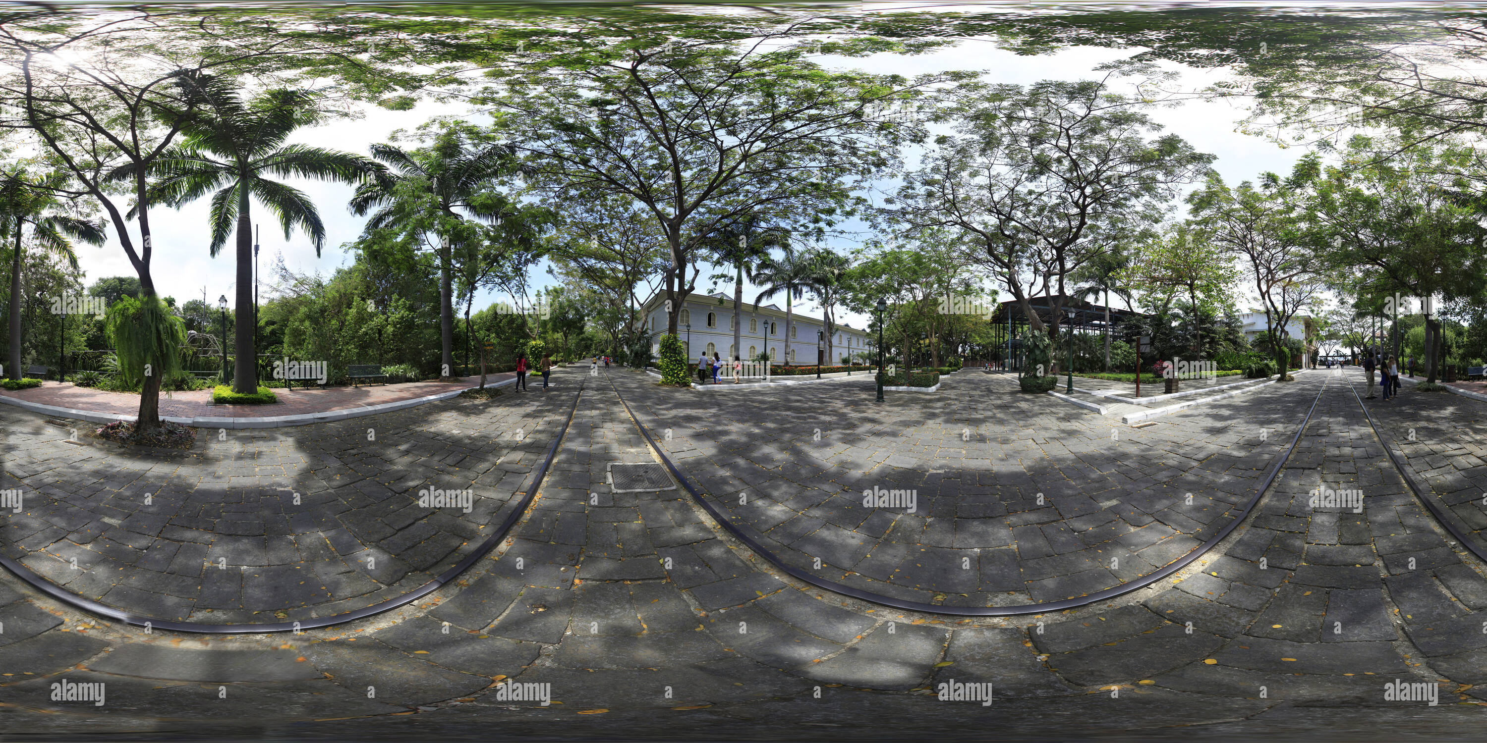 360 Grad Panorama Ansicht von Historic Park