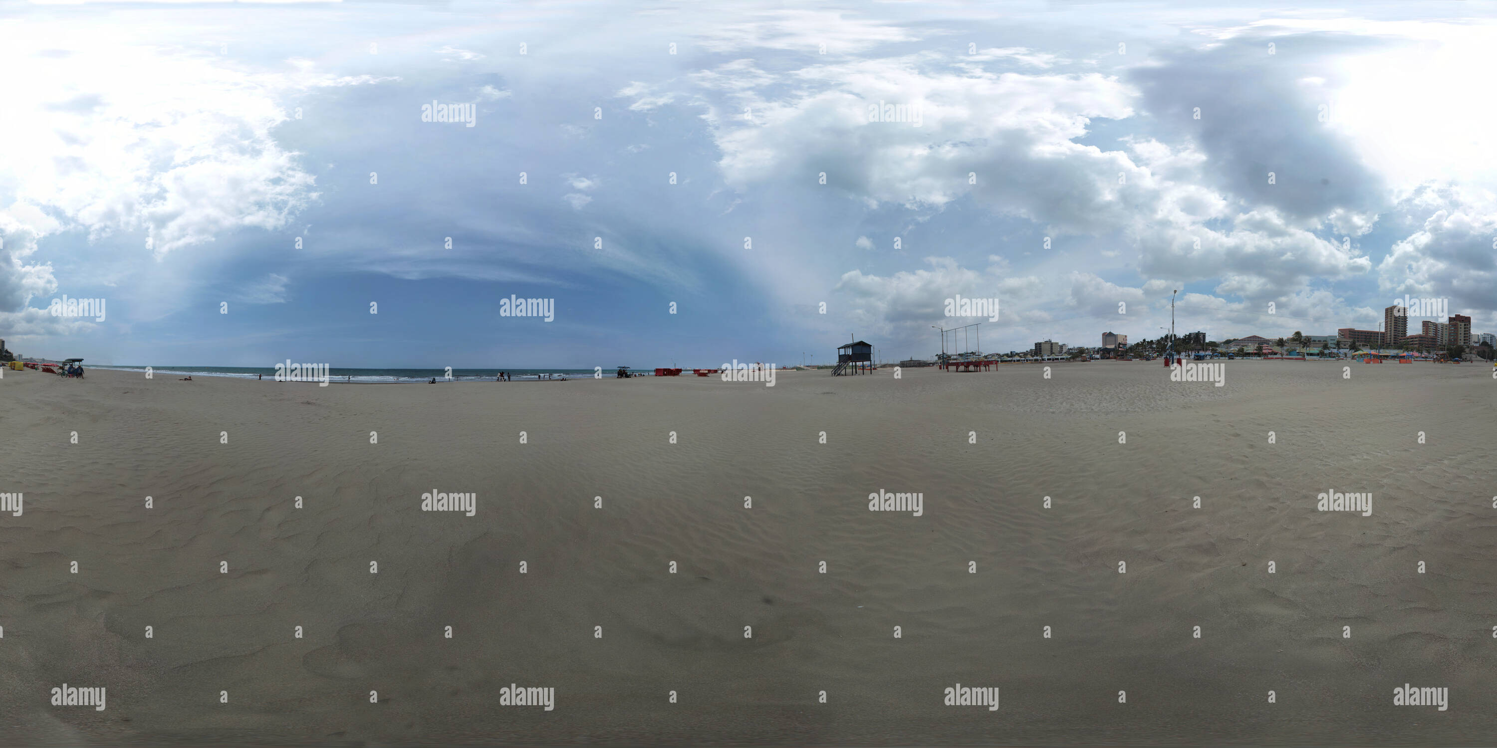 360 Grad Panorama Ansicht von Murcielago Strand