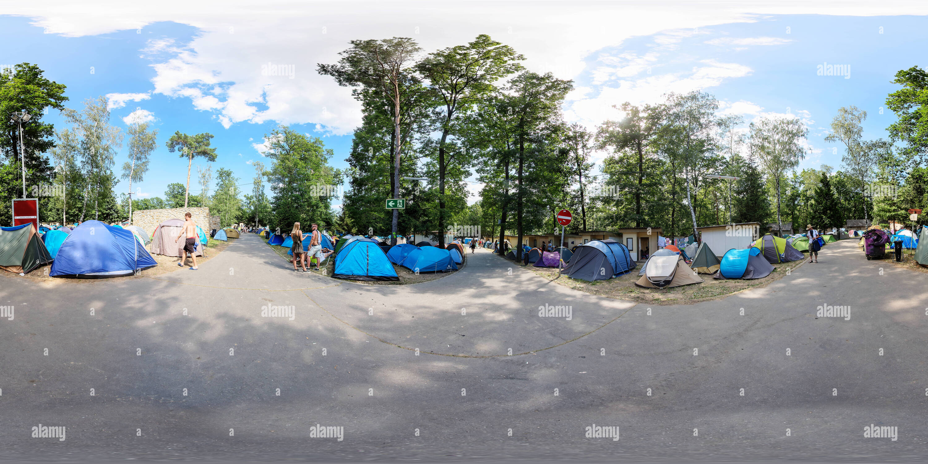 360 Grad Panorama Ansicht von Balaton Sound Nappall Volt Festival 2016 28.