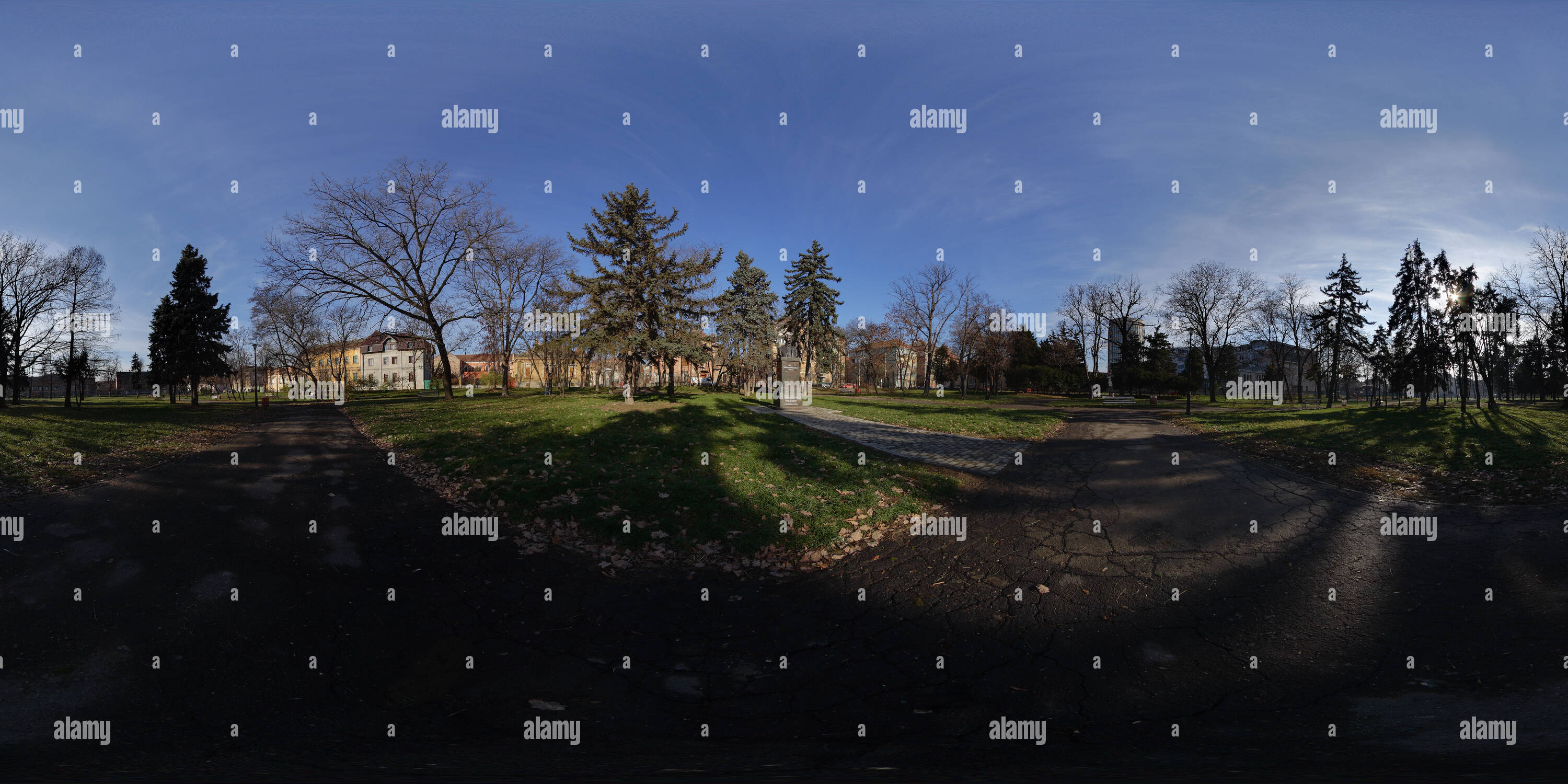 360 Grad Panorama Ansicht von Dózsa György Park