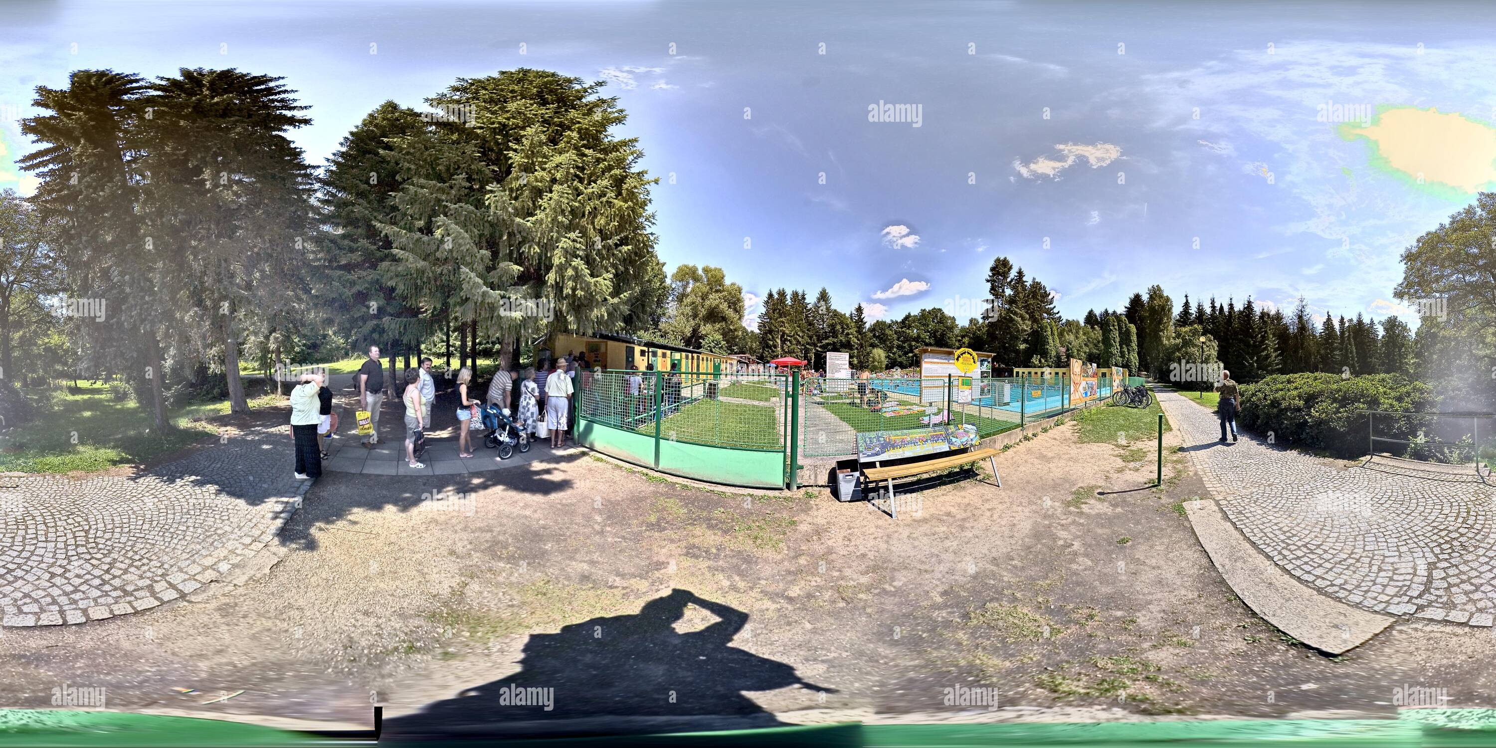 360 Grad Panorama Ansicht von Thermal Schwimmbad in Velke Losiny - 2